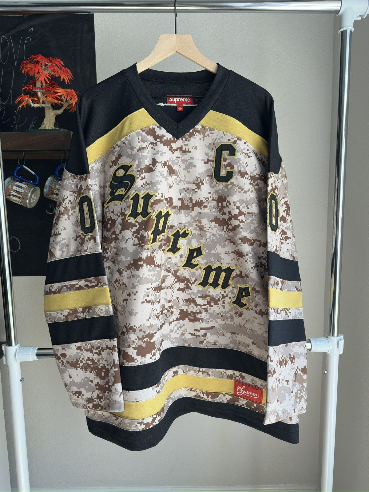 Supreme Fire and Ice Hockey Jersey Camo Size US XXL / EU 58 / 5 - 1 Thumbnail
