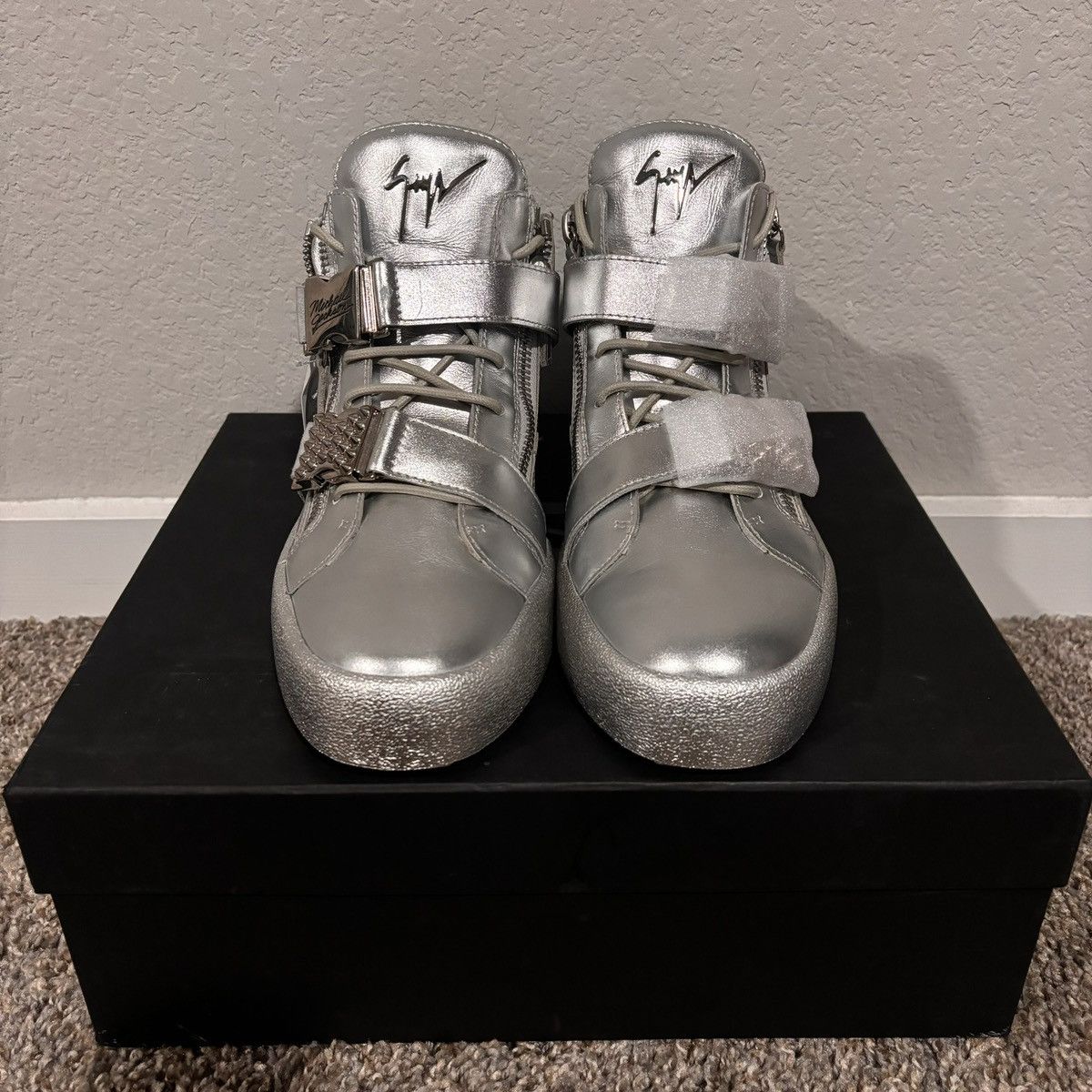 Giuseppe Zanotti Giuseppe Zanotti x Michael Jackson Tribute Sneakers Size US 11 / EU 44 - 8 Thumbnail