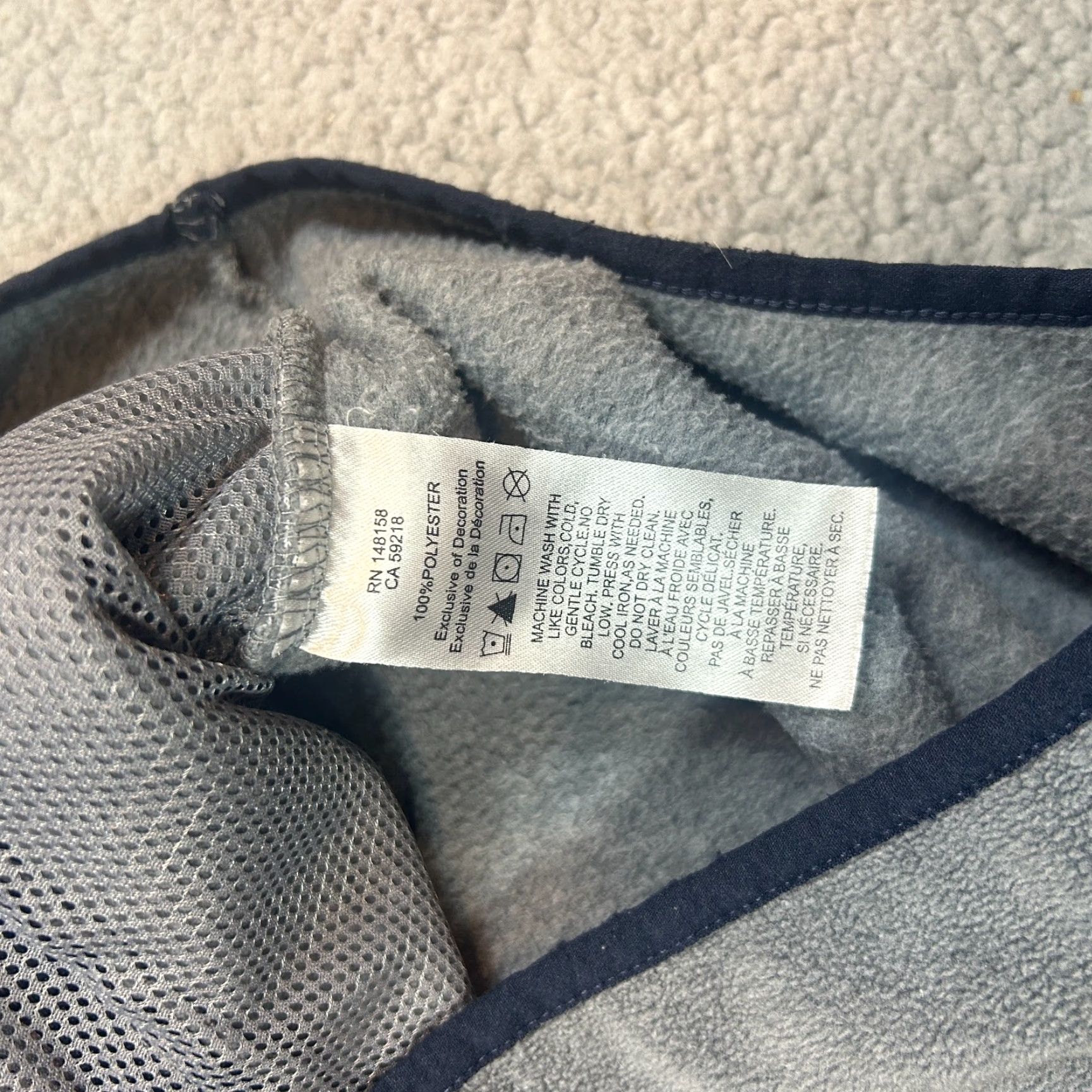 Pendleton Pendleton Mens Jacket Fleece 1/4 Zip Gray Size M Size US M / EU 48-50 / 2 - 5 Thumbnail