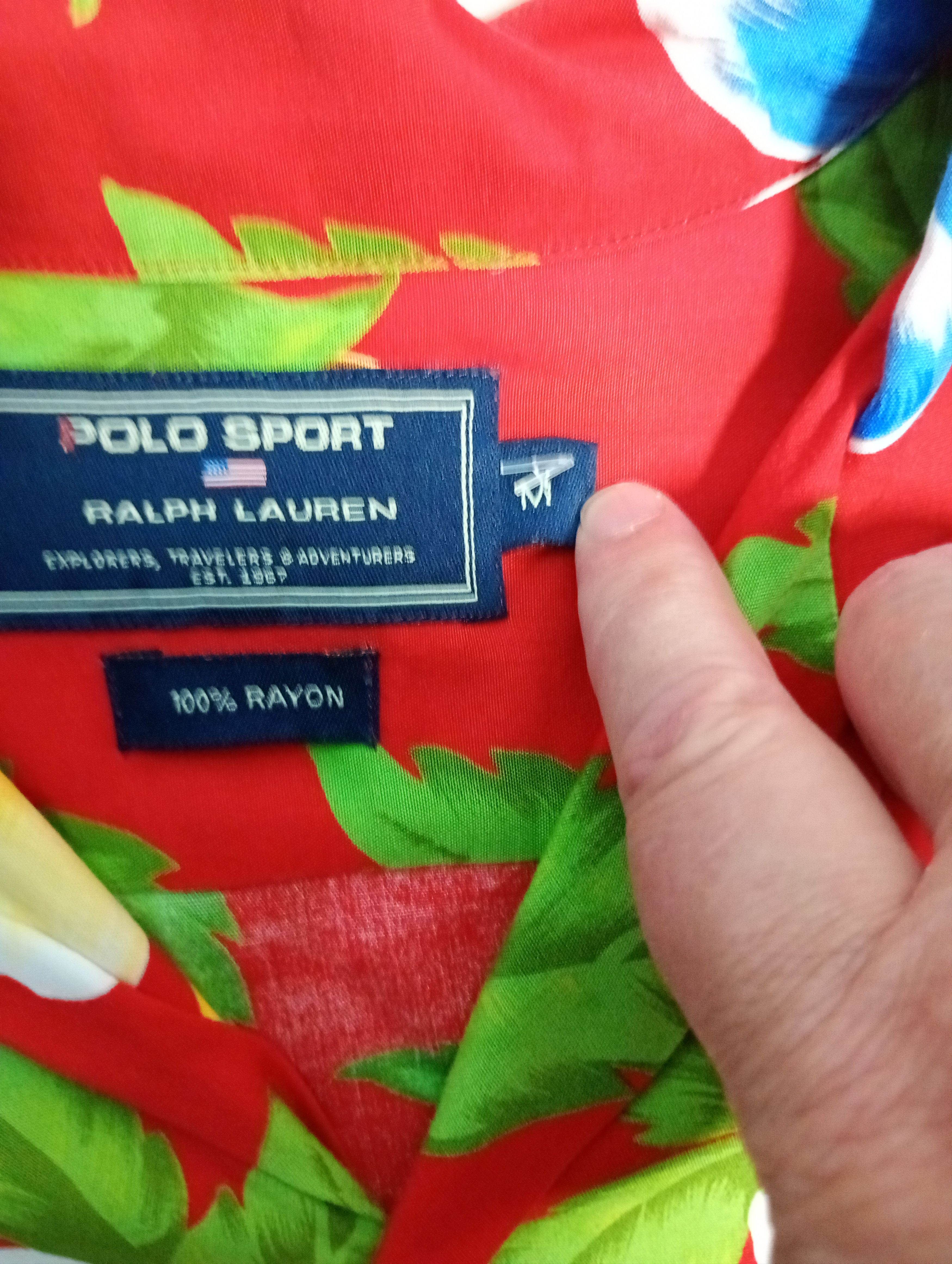 Ralph Lauren Ralph Lauren Polo Sport Hawaiian Shirt Vintage Size US M / EU 48-50 / 2 - 6 Thumbnail