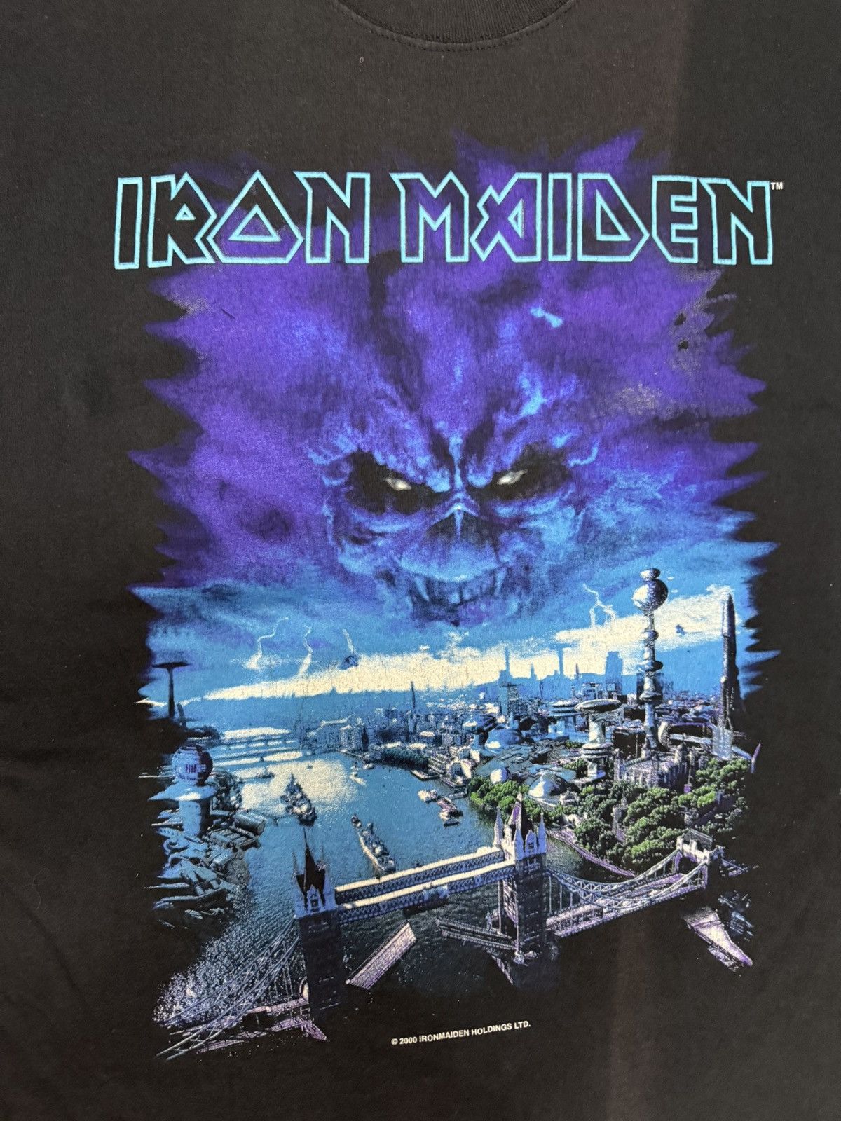 Band Tees × Vintage Iron Maiden Brave New World copyright 00’s Size US L / EU 52-54 / 3 - 2 Thumbnail
