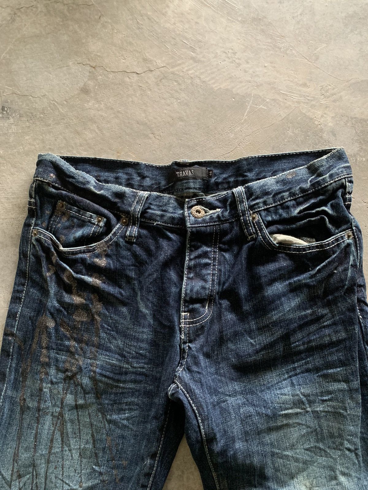 Hysteric Glamour flare travas splatter dope washed ifsixwasnine lgb style Size US 31 - 8 Thumbnail