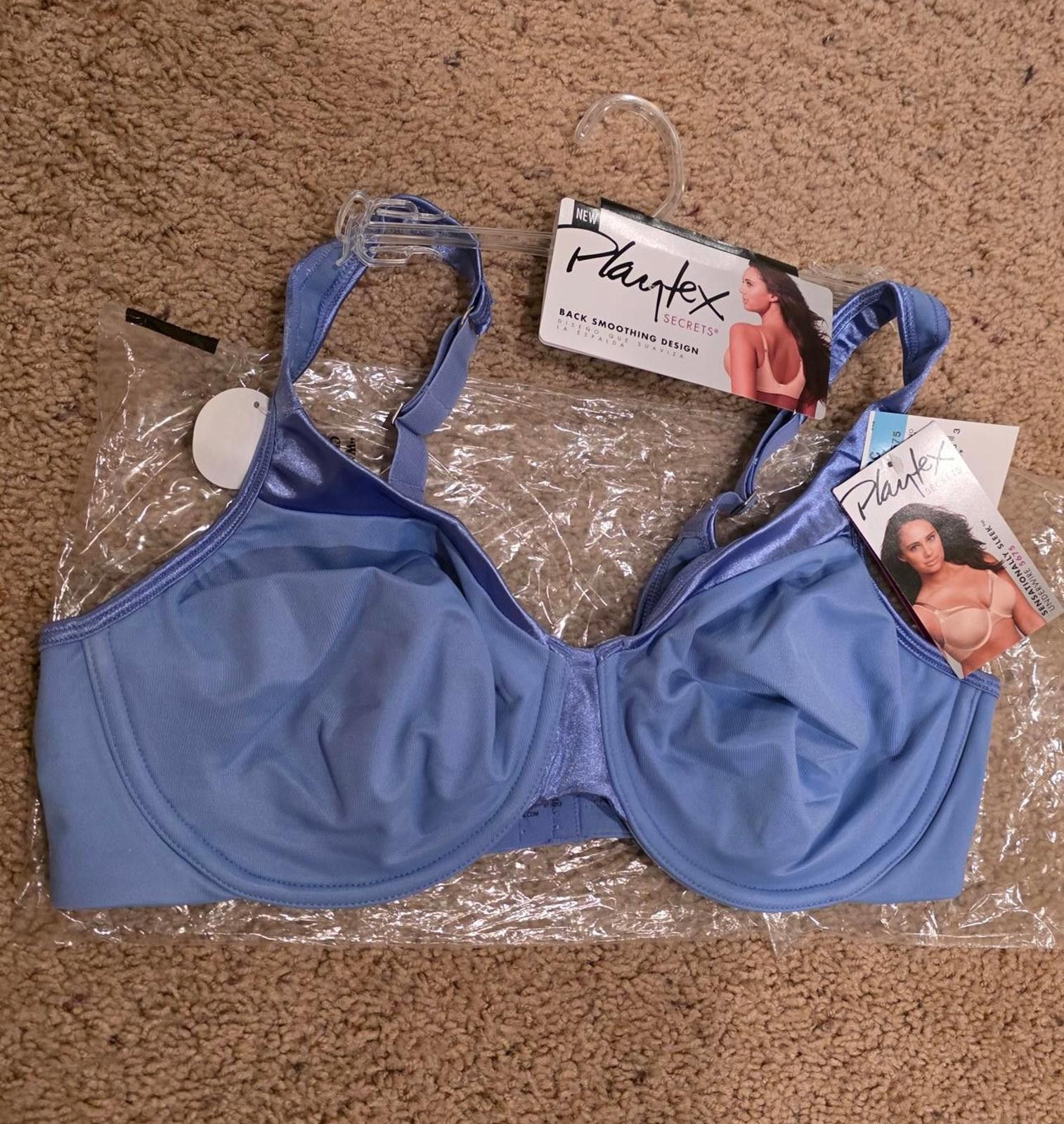 Other Playtex Secrets Sleek Back-Smoothing Underwire Bra NWT Size ONE SIZE - 1 Thumbnail
