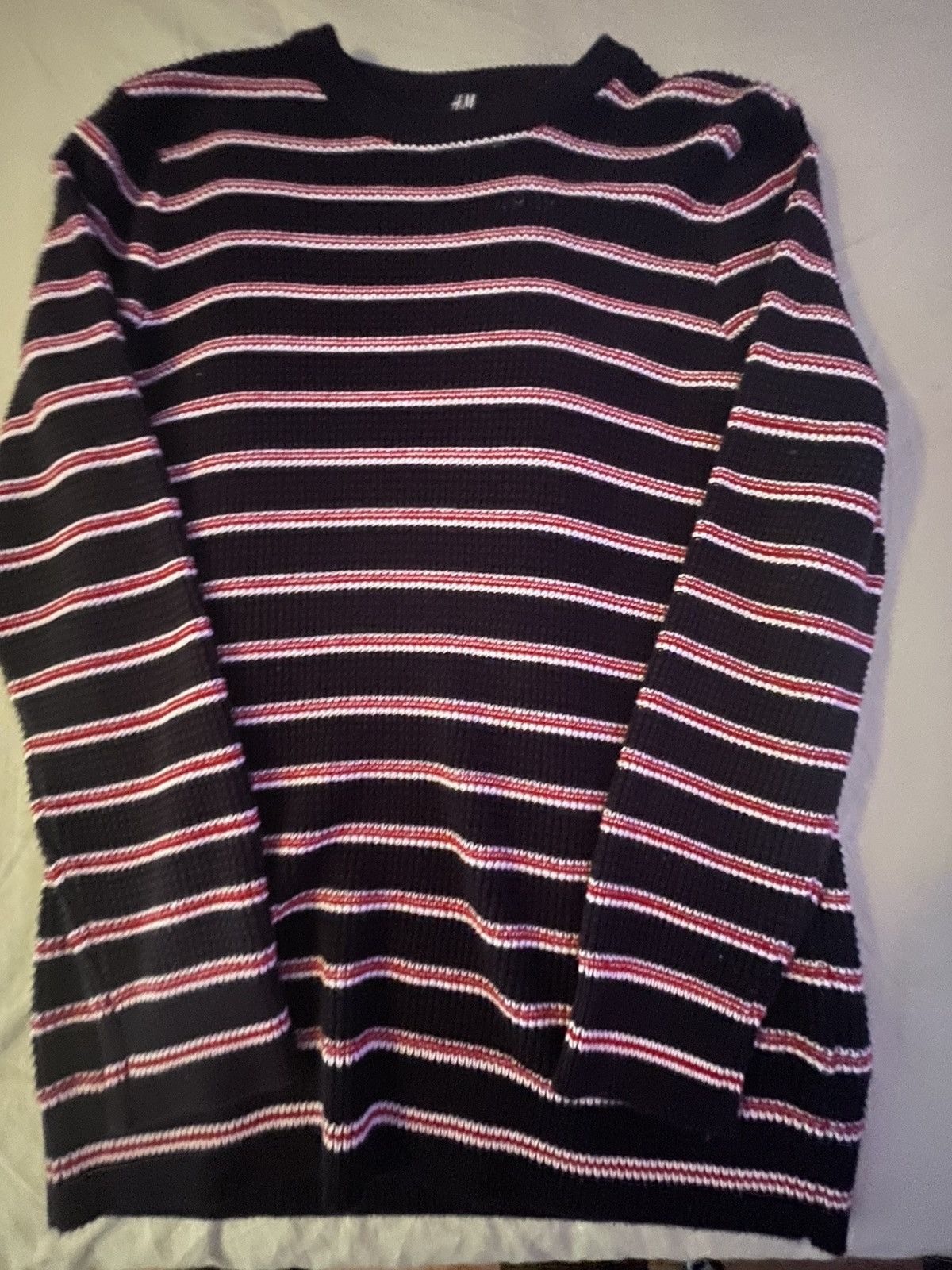 Other Black and Red Knitted Sweater Size M / US 6-8 / IT 42-44 - 1 Thumbnail