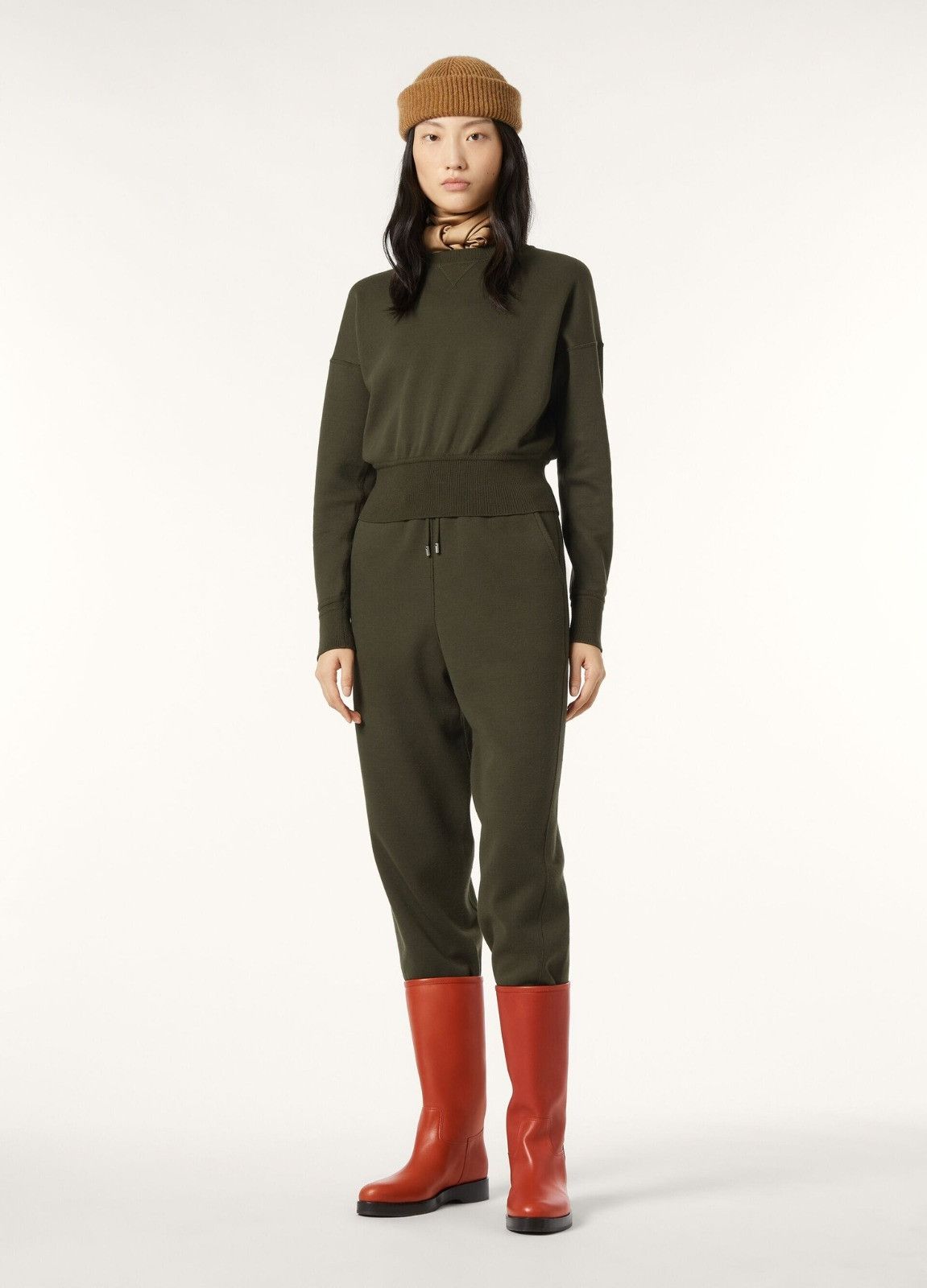 Loro Piana o1srvl11e0526 FAP2181 Viera Sweatshirt in Green Size M / US 6-8 / IT 42-44 - 7 Thumbnail