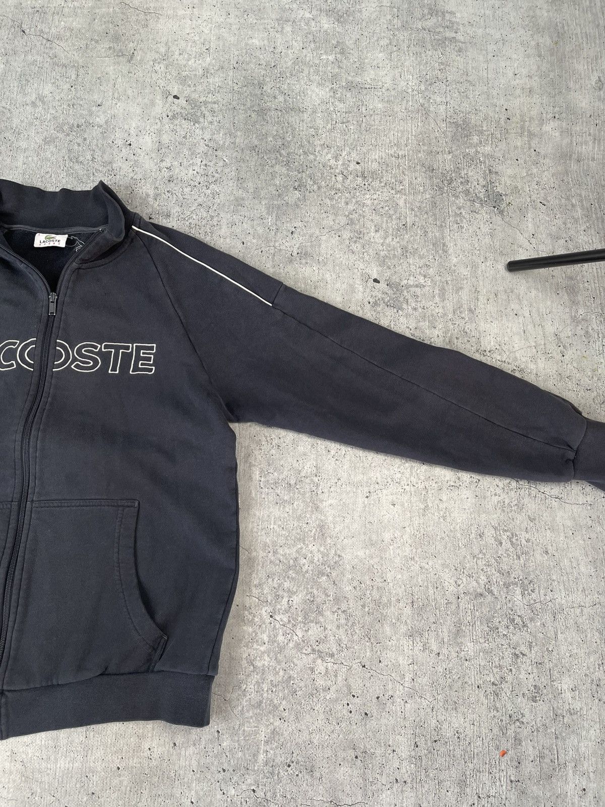 Lacoste 🐊Vintage 90s Big Logo Lacoste Zip Up rare oversized style Size US M / EU 48-50 / 2 - 3 Thumbnail