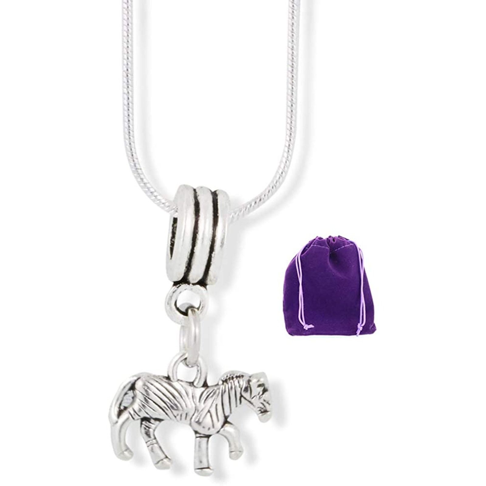 & Other Stories Zebra Necklace | Safari Animal Pendant Jewelry Size ONE SIZE - 1 Thumbnail