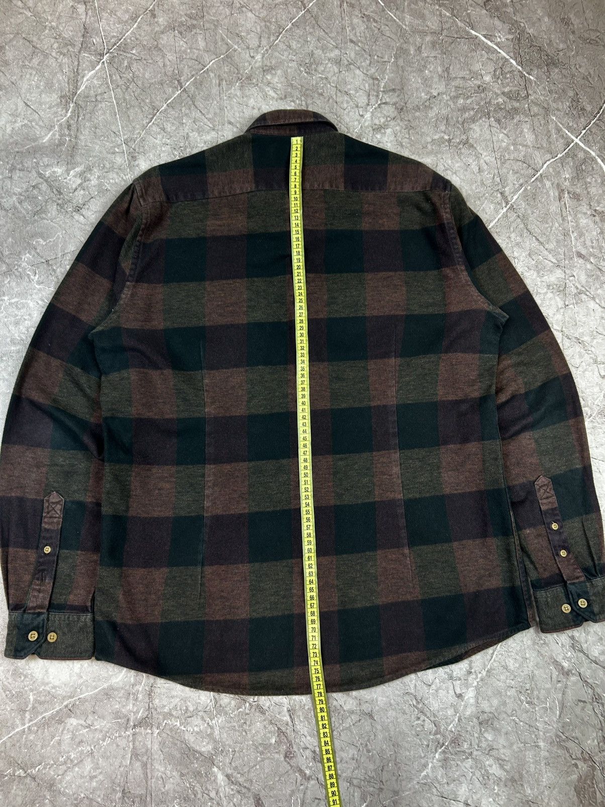 Barbour Barbour Elbe Stripe Flannel Shirt Mens Large Tailored Fit Size US L / EU 52-54 / 3 - 11 Thumbnail