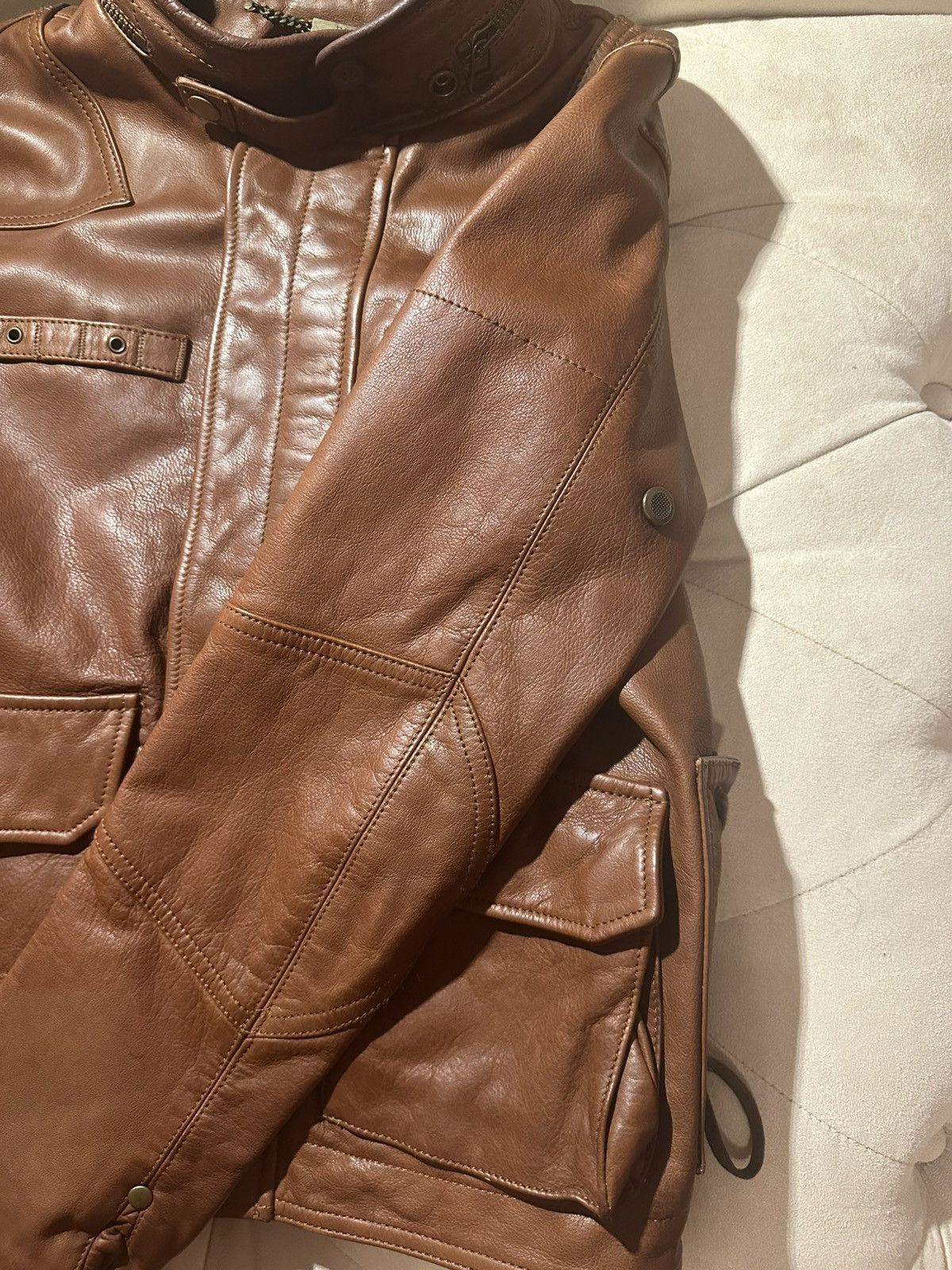 Ralph Lauren Vintage Ralph Lauren Genuine Leather Jacket Size M / US 6-8 / IT 42-44 - 4 Thumbnail