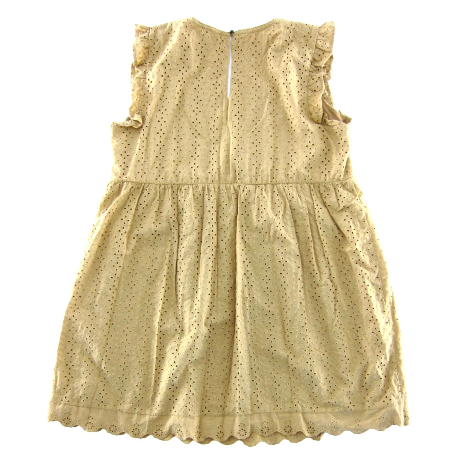 Vintage Knox Rose Cotton Brown Floral Cap Sleeve Empire Waist Smock Dress XL Size XL / US 12-14 / IT 48-50 - 2 Thumbnail