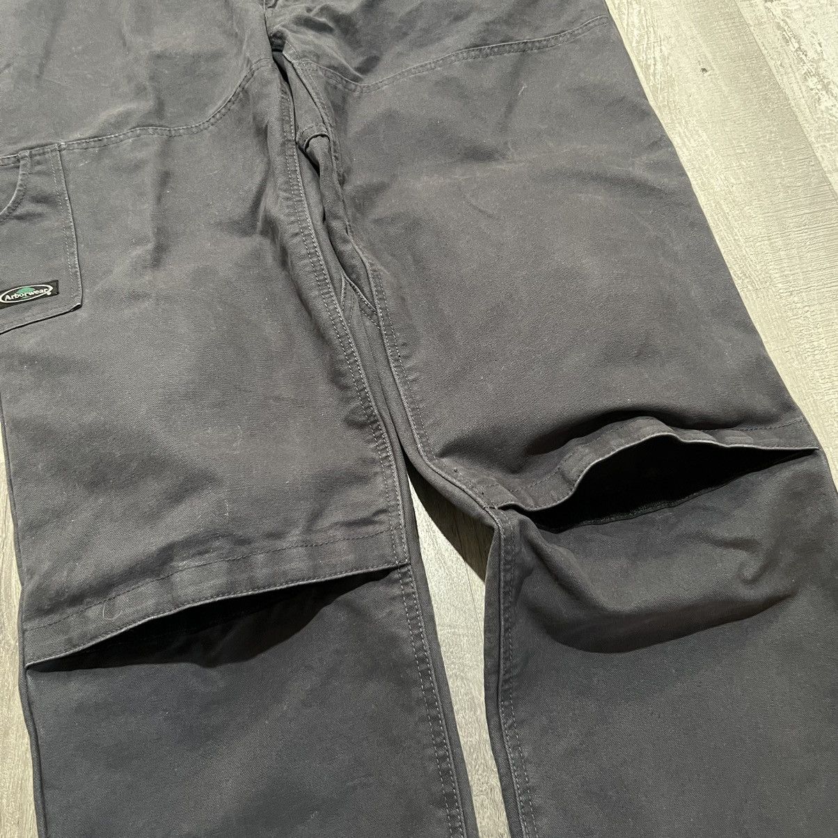 Vintage Arborwear Original Tree Climbers’ Pants Gray Double Knee Size US 40 / EU 56 - 4 Thumbnail