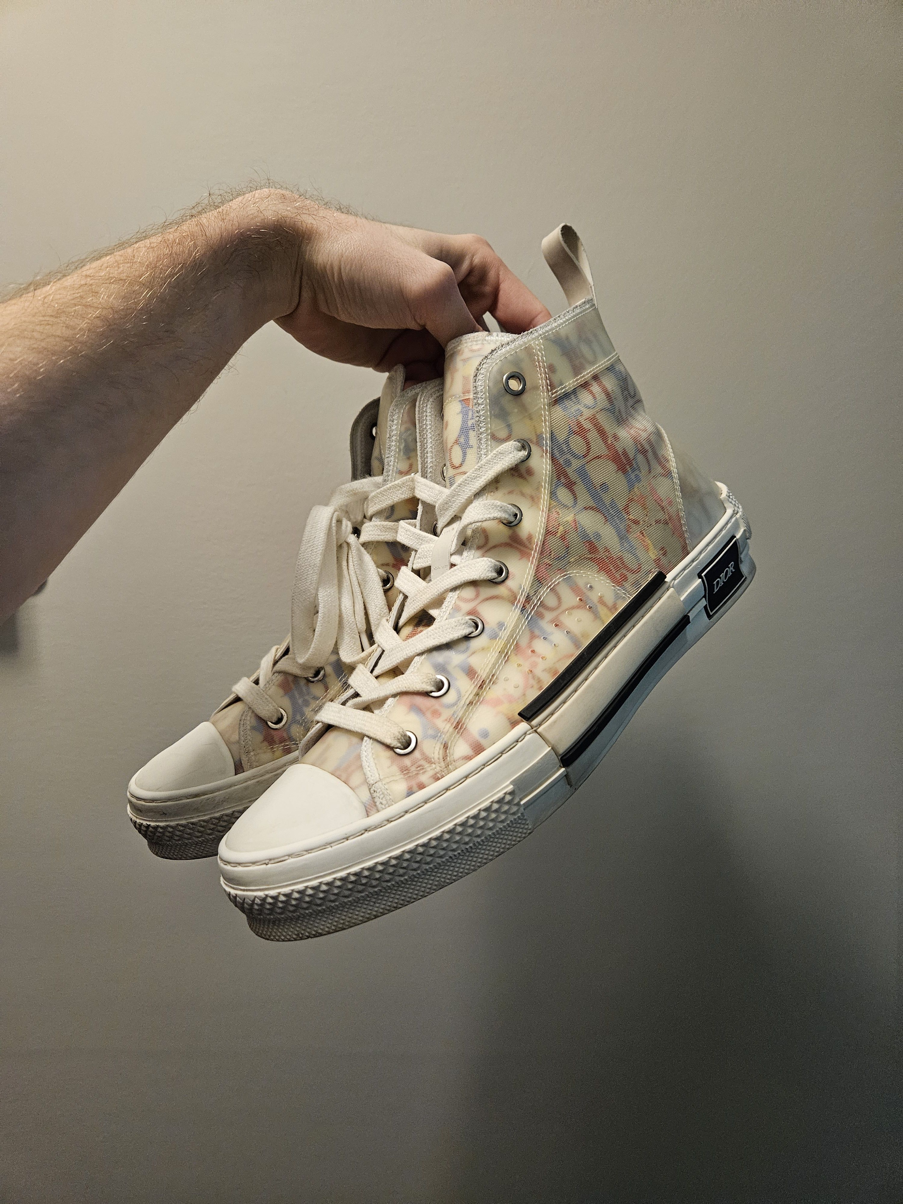 Dior Multicolor Oblique Mesh and PVC B23 Sneakers Size US 9 / EU 42 - 1 Thumbnail