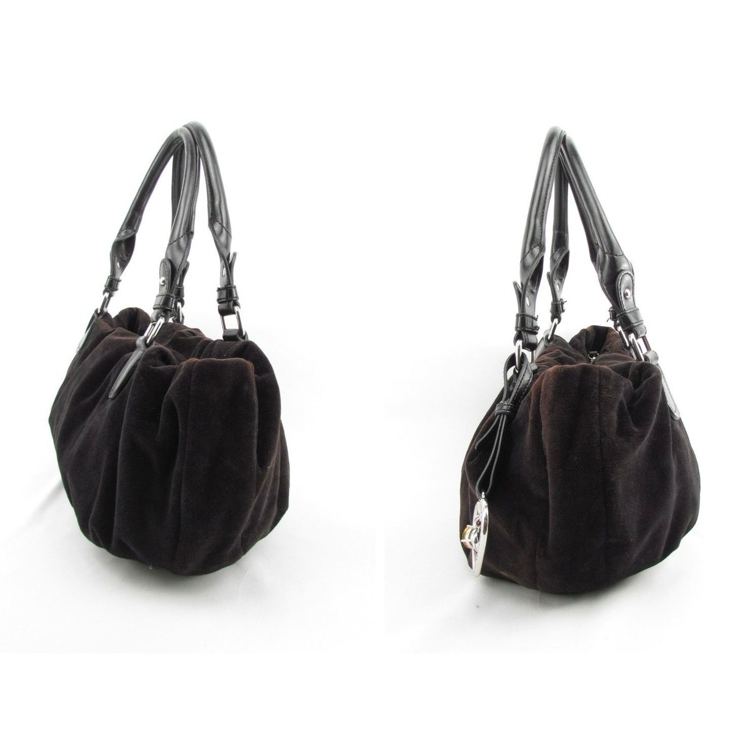 Juicy Couture Juicy Couture Y2K Velour Heart Charm Bag Size ONE SIZE - 3 Thumbnail