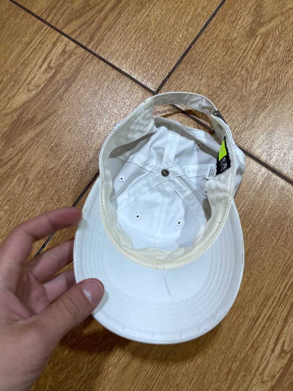 Nike Hats white Vintage Nike Cap Y2K metal logo streetwear Size ONE SIZE - 12 Thumbnail