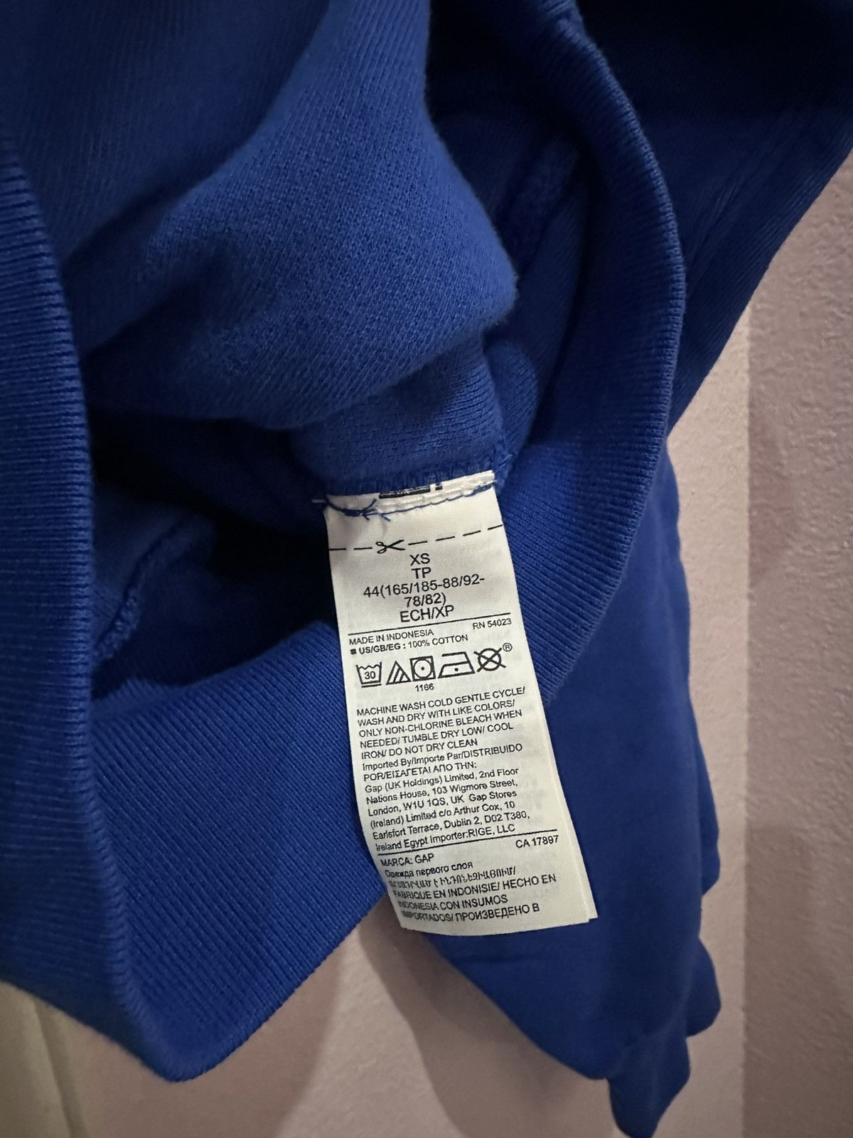 Yeezy Hoodie Yzy X Gap Blue Hoodie Size US XS / EU 42 / 0 - 7 Thumbnail