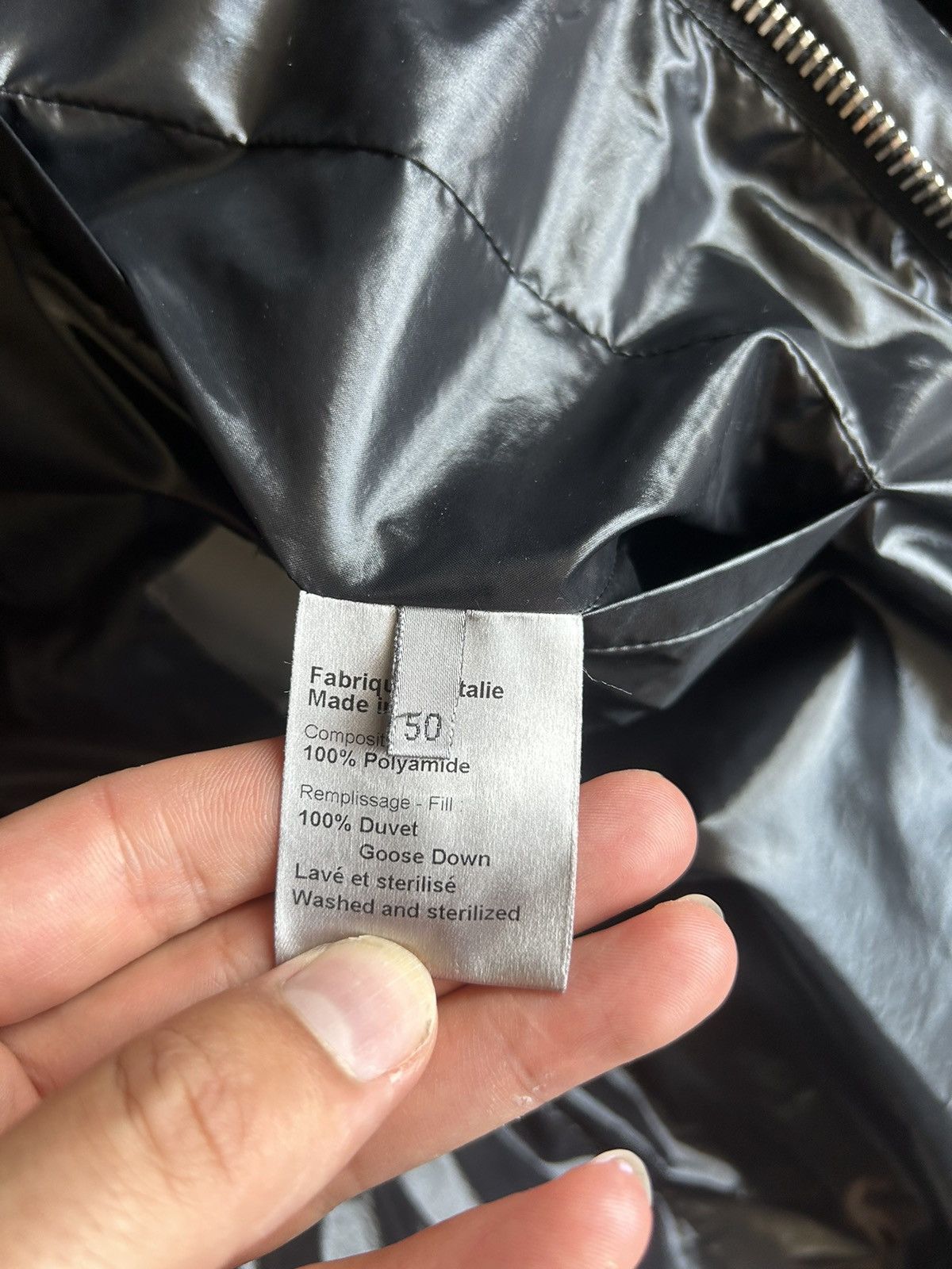 Dior Black Puffer Down Jacket Size US M / EU 48-50 / 2 - 10 Thumbnail