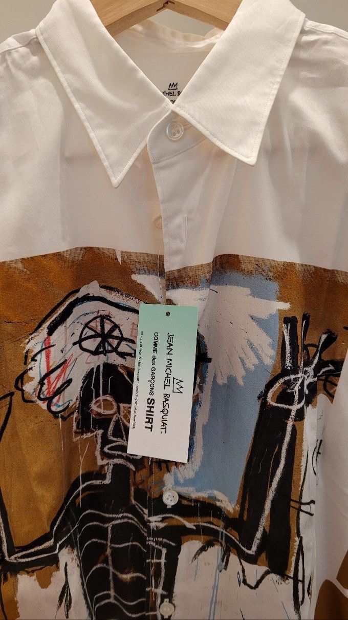 Comme Des Garcons Shirt Jean Michel Basquiat Long Shirt