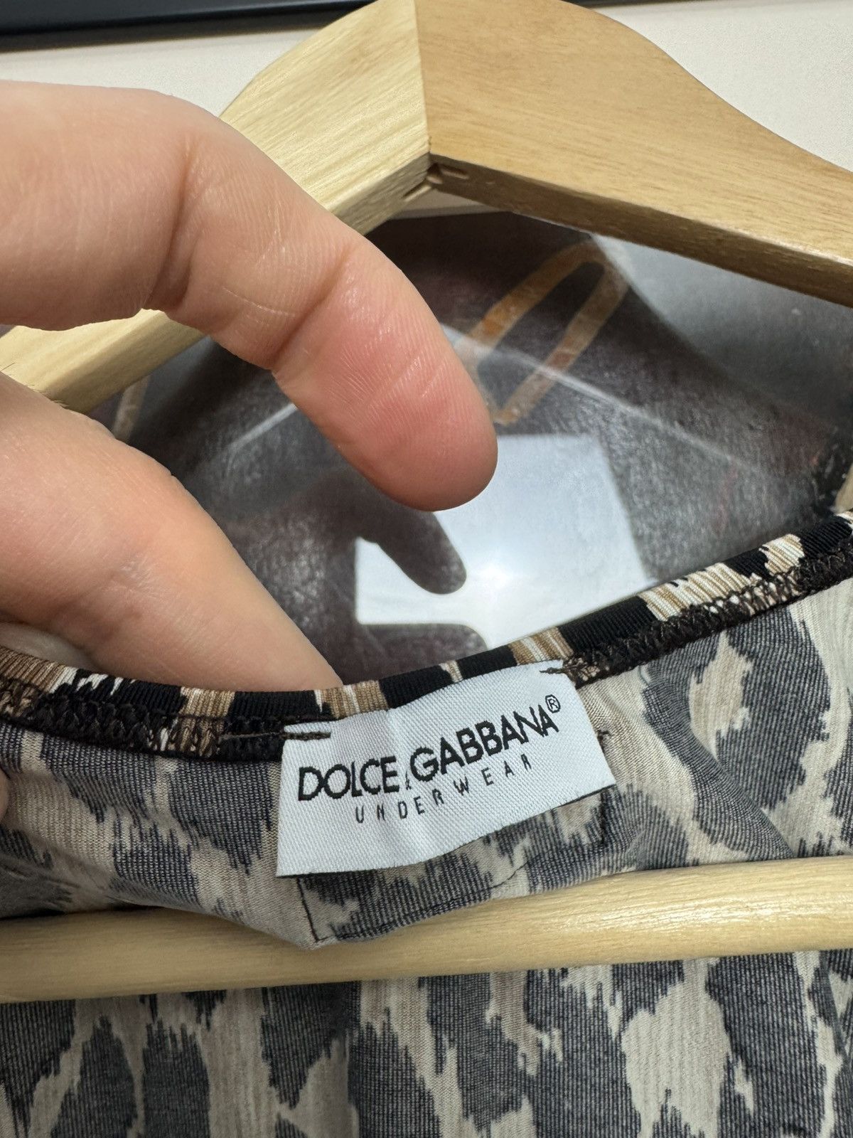 Dolce & Gabbana Vintage Y2k Rare DOLCE GABBANA Mesh Top Leopard UNDERWEAR Size M / US 6-8 / IT 42-44 - 4 Thumbnail