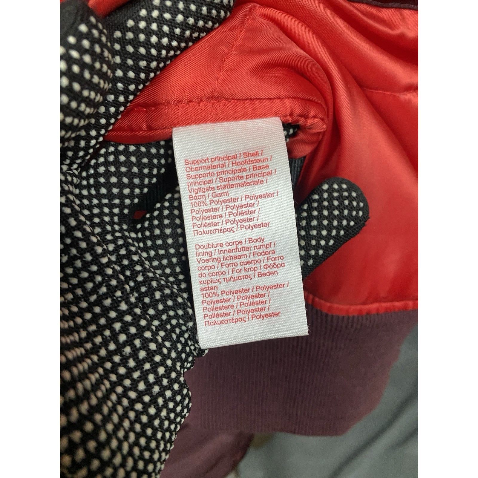 Lacoste Lacoste LIVE! Dark Red Burgundy Insulated Padded Winter Bomb Size US XXL / EU 58 / 5 - 15 Thumbnail