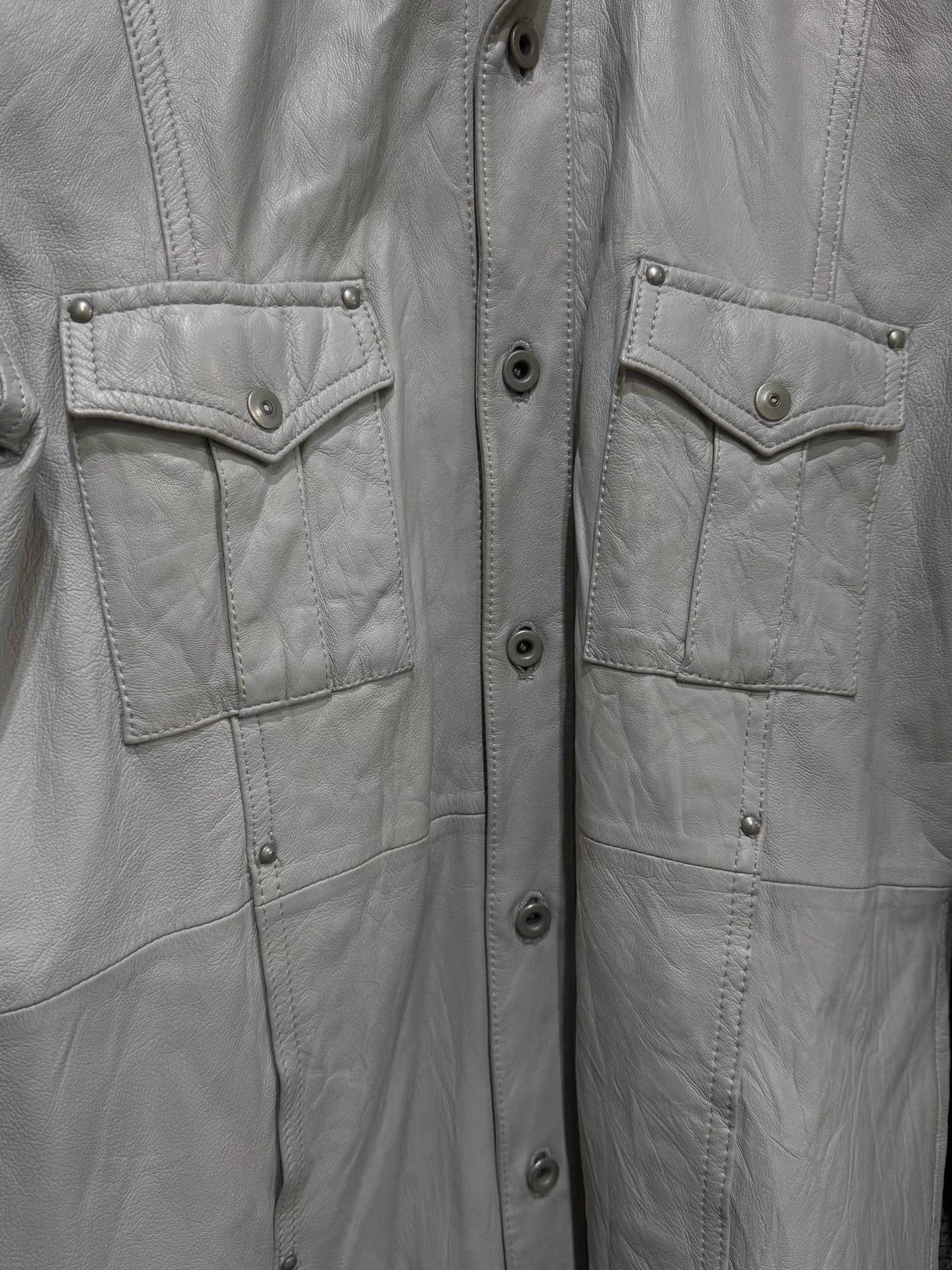 ABAHOUSE ABHOUSE Sheepskin Shirt Jacket Size US M / EU 48-50 / 2 - 3 Thumbnail