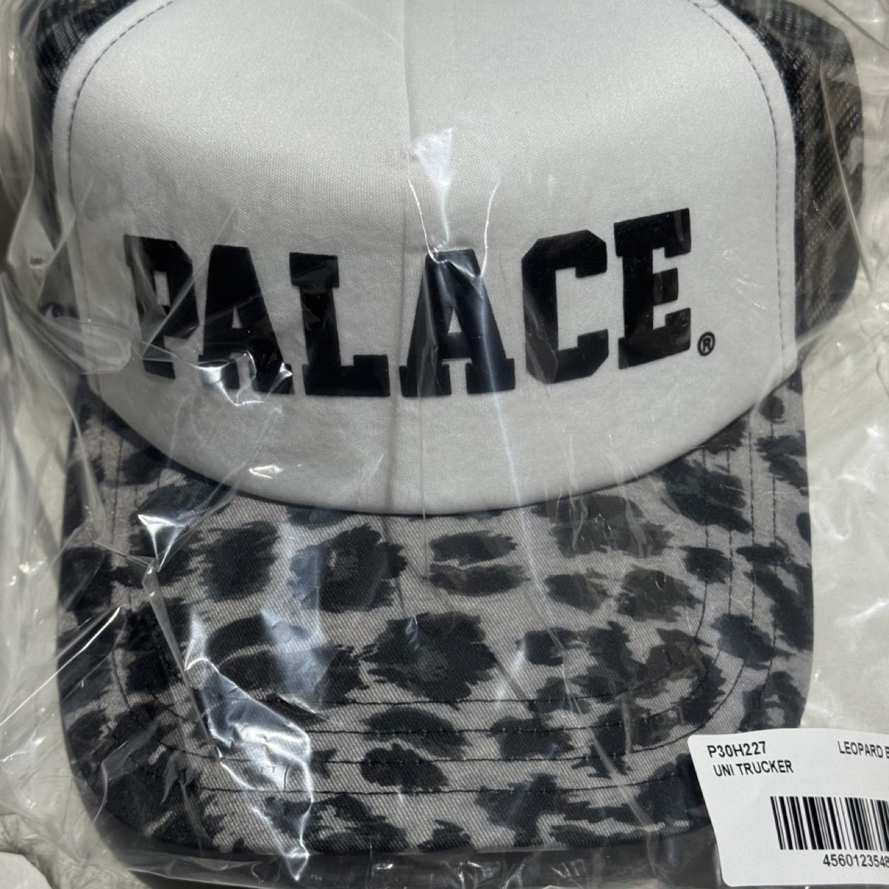 Palace Leopard Uni Trucker Hat Black