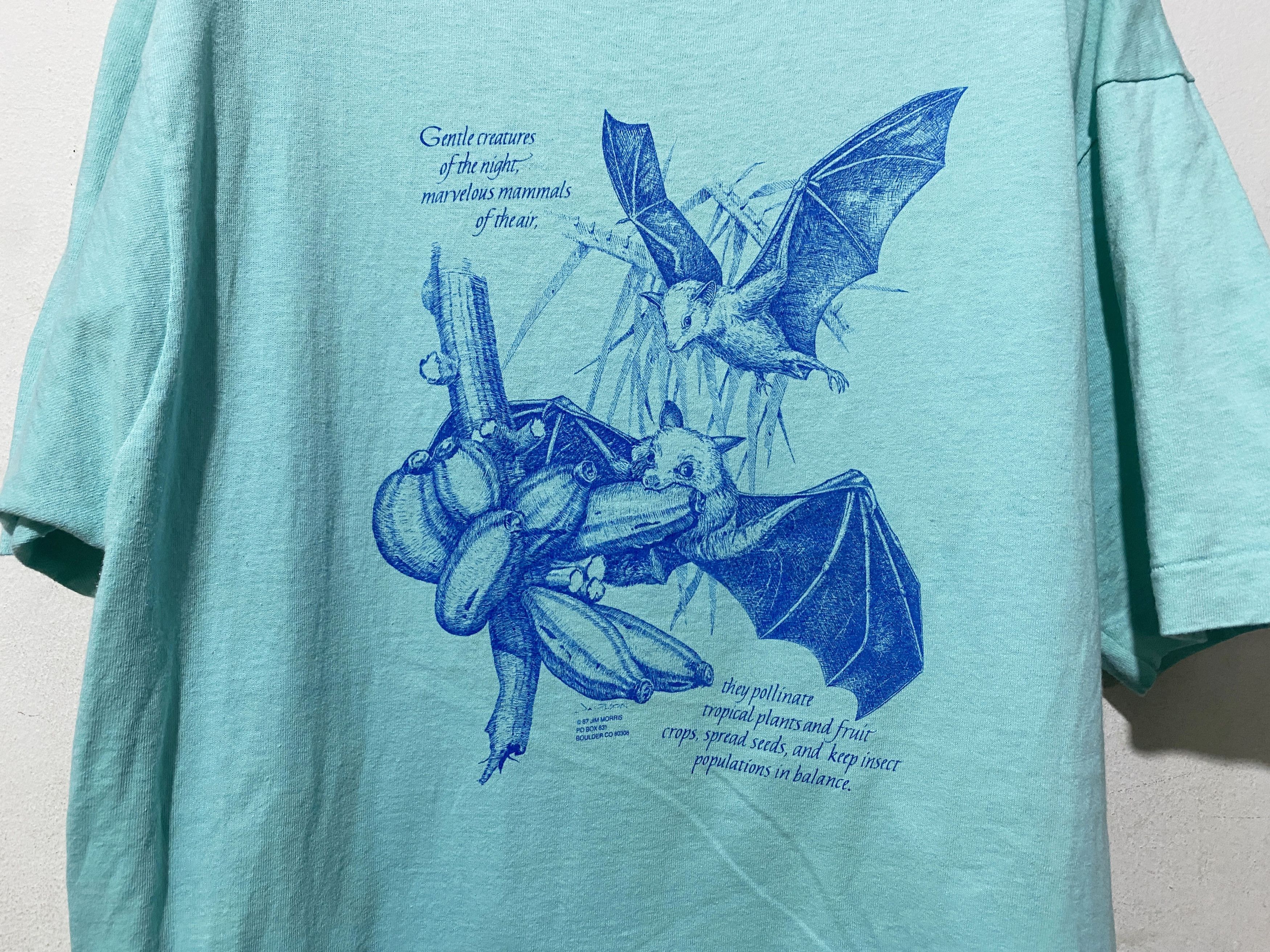 Vintage Vintage 80s Bats Shirt Size US L / EU 52-54 / 3 - 2 Thumbnail