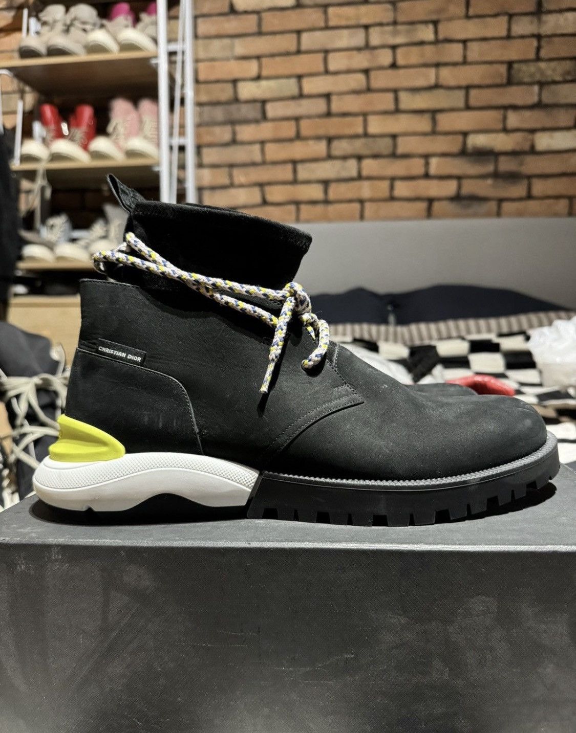 Dior NEW €1298 DIOR KIM JONES SS19 COMBAT BOOTS 42.5 HOMME SUEDE Size US 9 / EU 42 - 1 Thumbnail