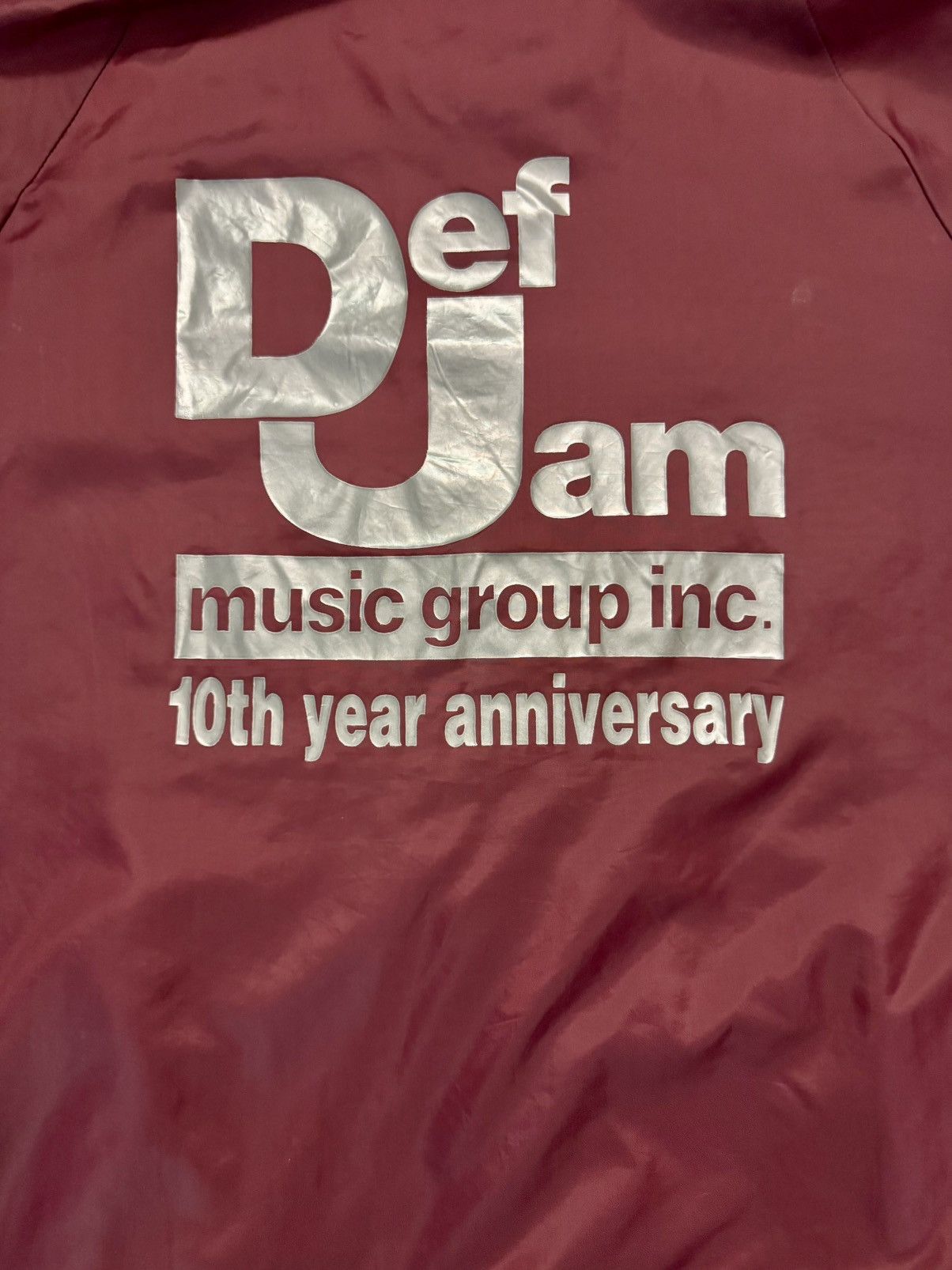Other Def Jam Records 10th Anniversary Coach Jacket (1994) – USA Size US XXL / EU 58 / 5 - 1 Thumbnail