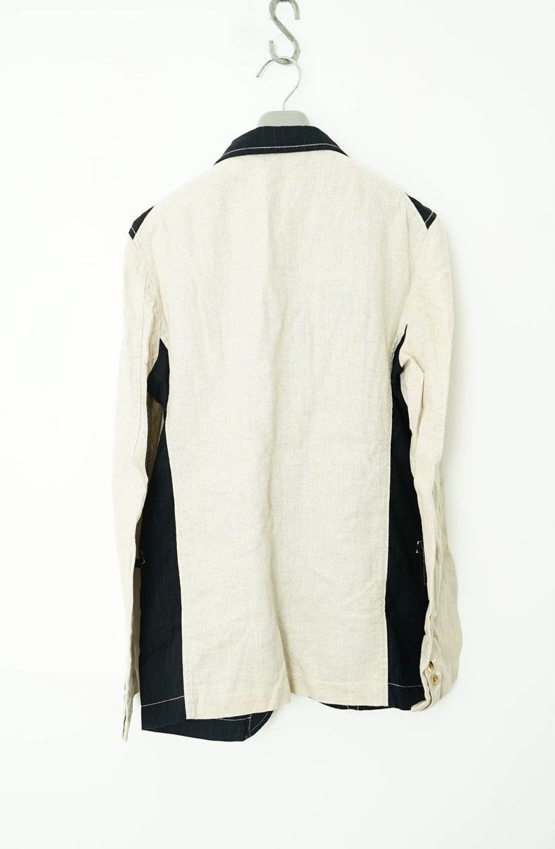 Comme des Garçons Wool Panel Long Jacket 2505-Nextarrow