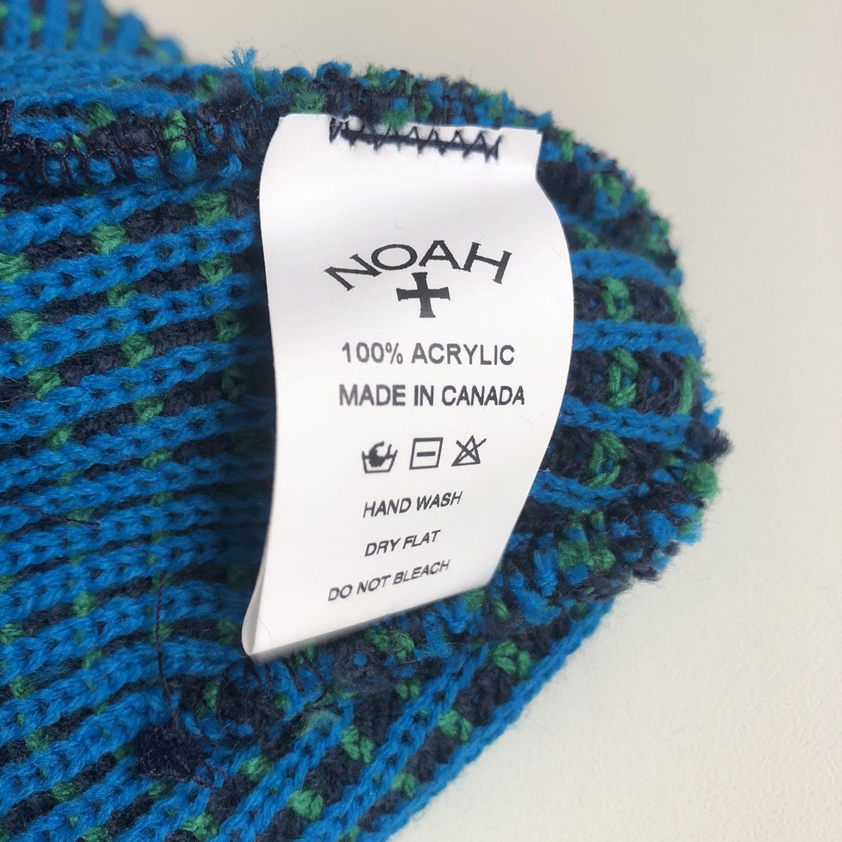 Noah NOAH Tri-Color FW21 Beanie BLUE Size ONE SIZE - 4 Thumbnail