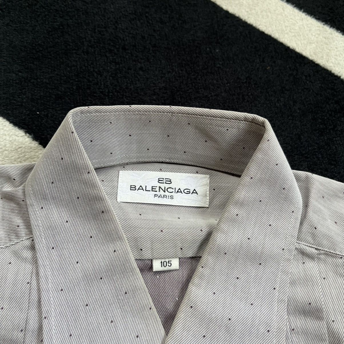 Balenciaga Balenciaga Paris Pleated Dress Shirt — EB Era Size US L / EU 52-54 / 3 - 8 Thumbnail