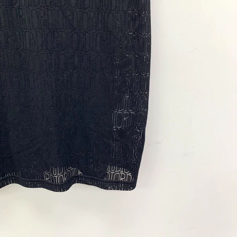 Dior Dior Black logo full-printed hollow round-neck short-sleev Size US L / EU 52-54 / 3 - 4 Thumbnail