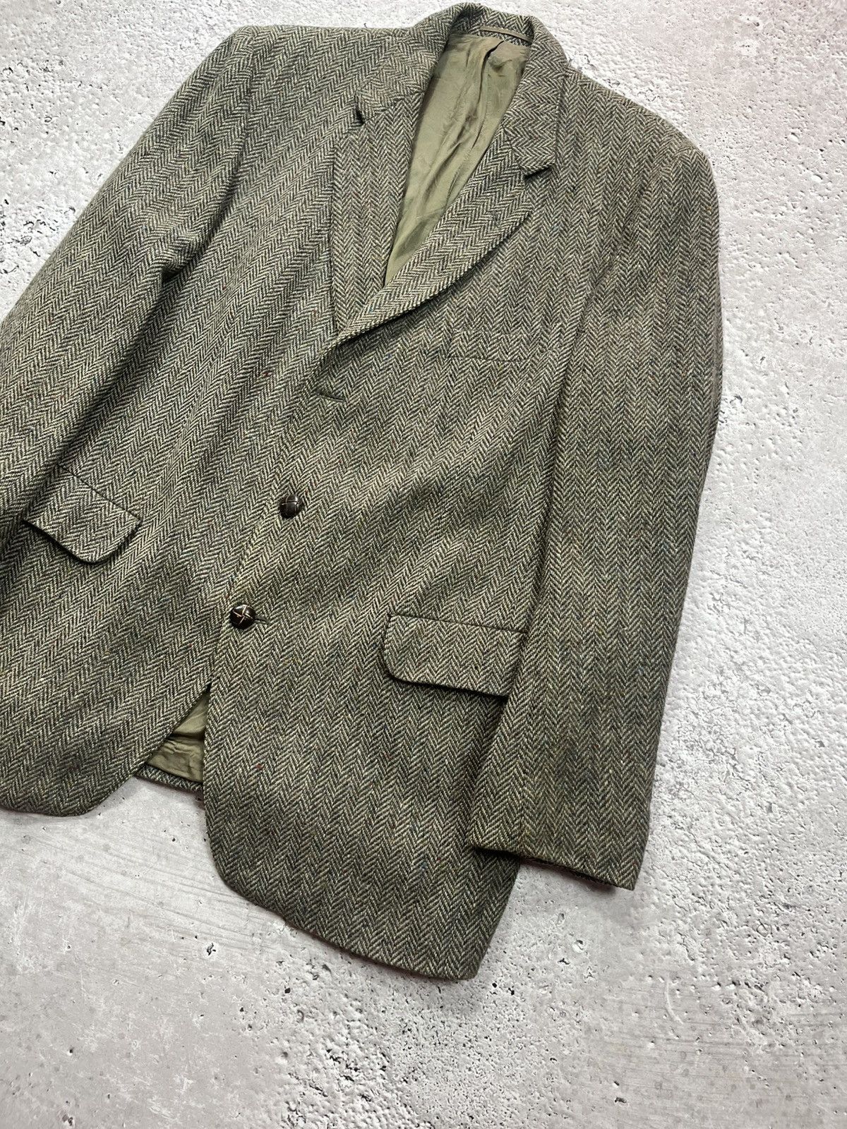Magee × Vintage Vintage Magee Donegal Tweed Blazer Pure Wool Ireland Size 42R - 2 Thumbnail