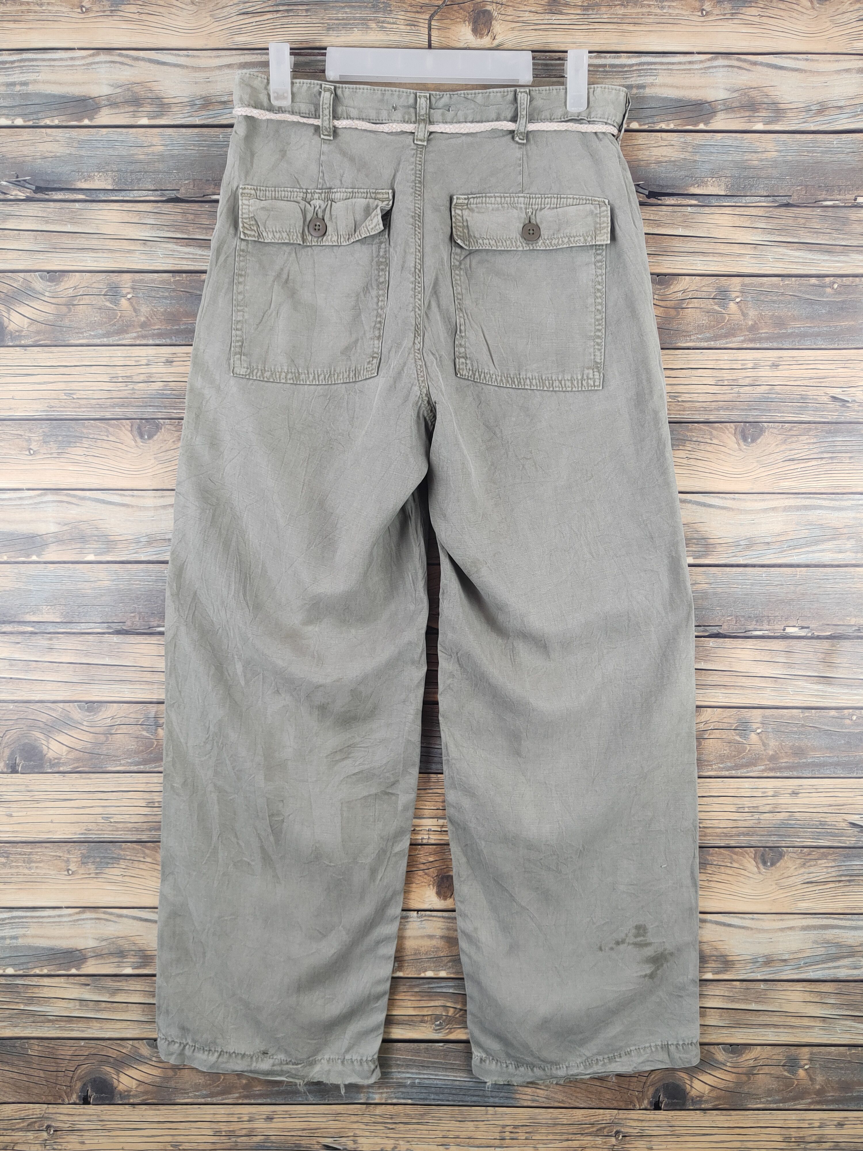 Japanese Brand × Vintage Something Green Faded Casual Pants #W2187 Size 30" / US 8 / IT 44 - 7 Thumbnail