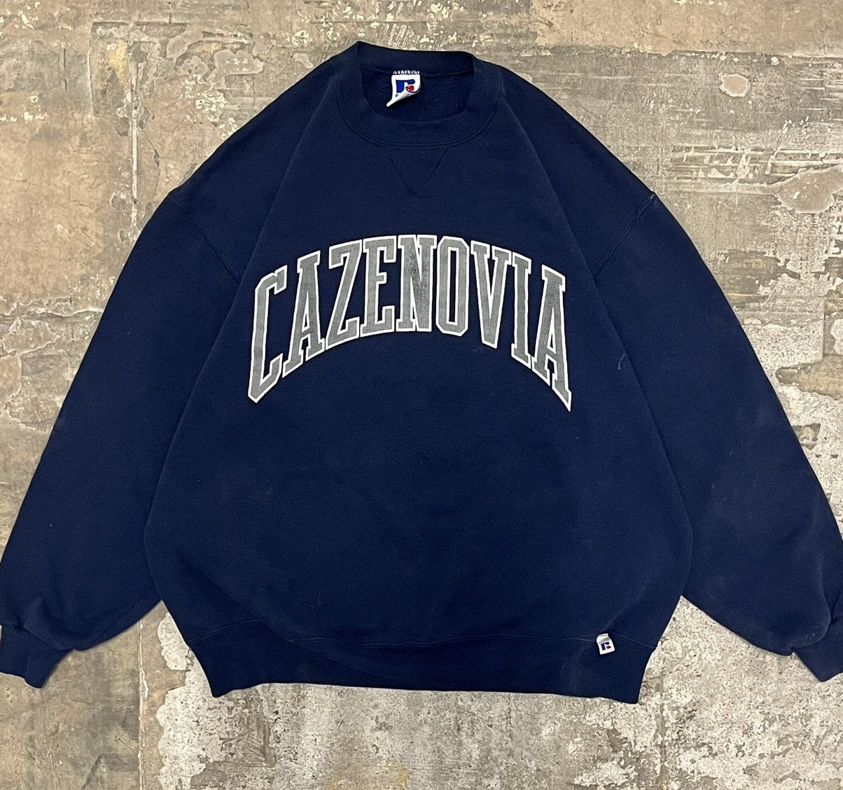 Russell Athletic × Vintage Russell athletic vintage boxy fit sweatshirt Size US XL / EU 56 / 4 - 3 Thumbnail