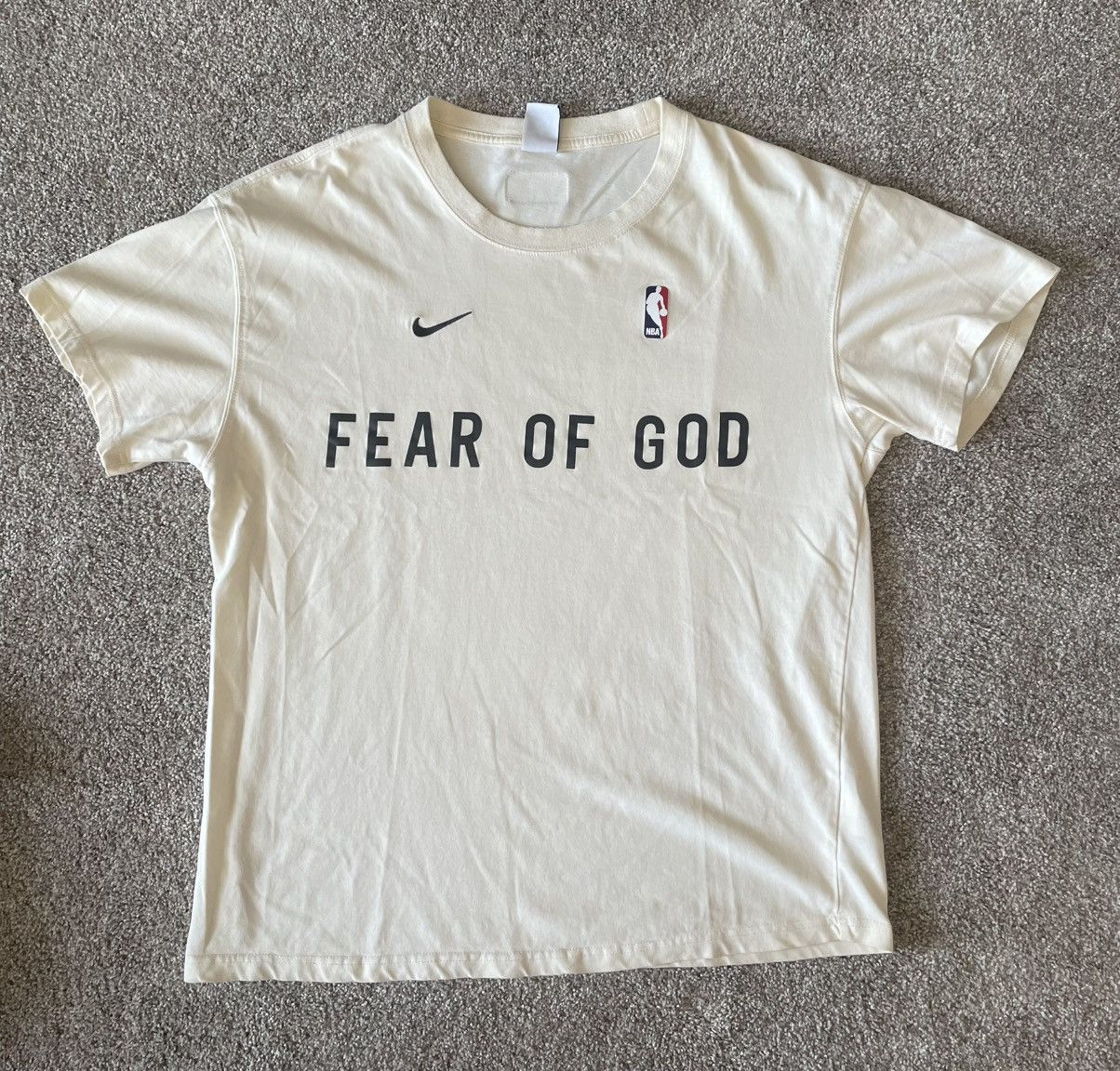 【Nike x Fear of God 】Warm Up T-Shirt Buy Nike x Fear of God Warm Up T-Shirt 'Sail' - CU4699 133