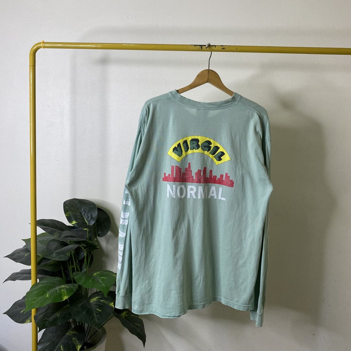 Virgil Normal Virgil Normal Streetwear LS T Shirt Size US XL / EU 56 / 4 - 1 Thumbnail