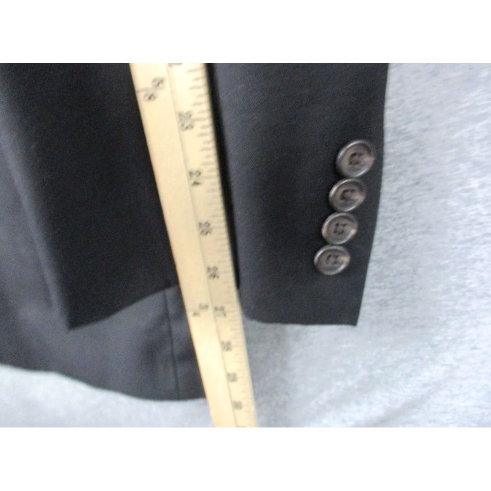 Ralph Lauren LAUREN RALPH LAUREN Blazer Jacket 50L Black Wool Sport Size 52R - 7 Thumbnail