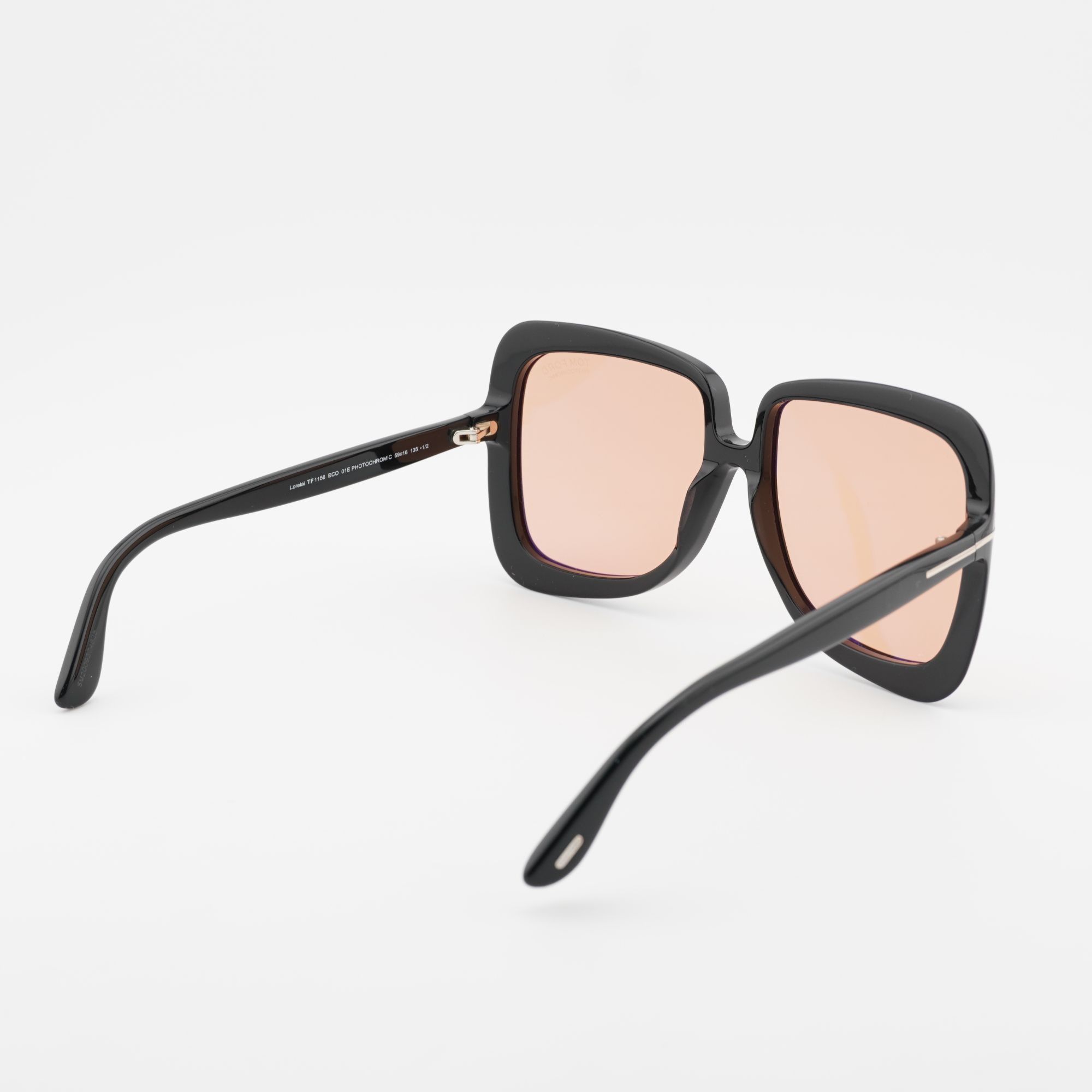 Tom Ford Tom Ford Lorelai FT1156 01E Sunglasses Black Butterfly Frame Size ONE SIZE - 7 Thumbnail