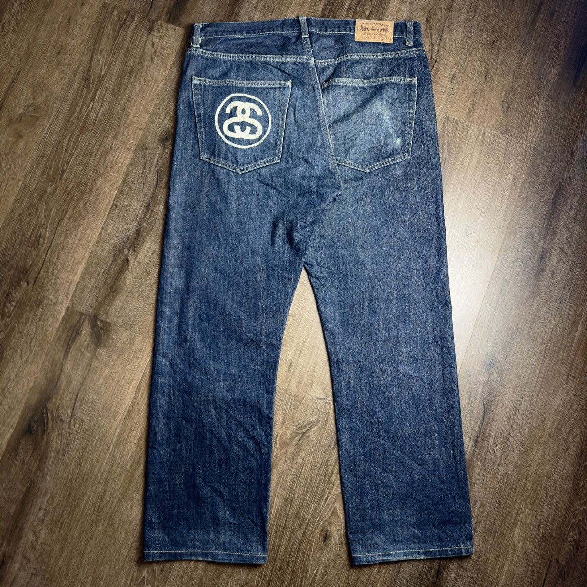 Stussy Stussy SS logo denim jeans. Size US 36 / EU 52 - 1 Thumbnail