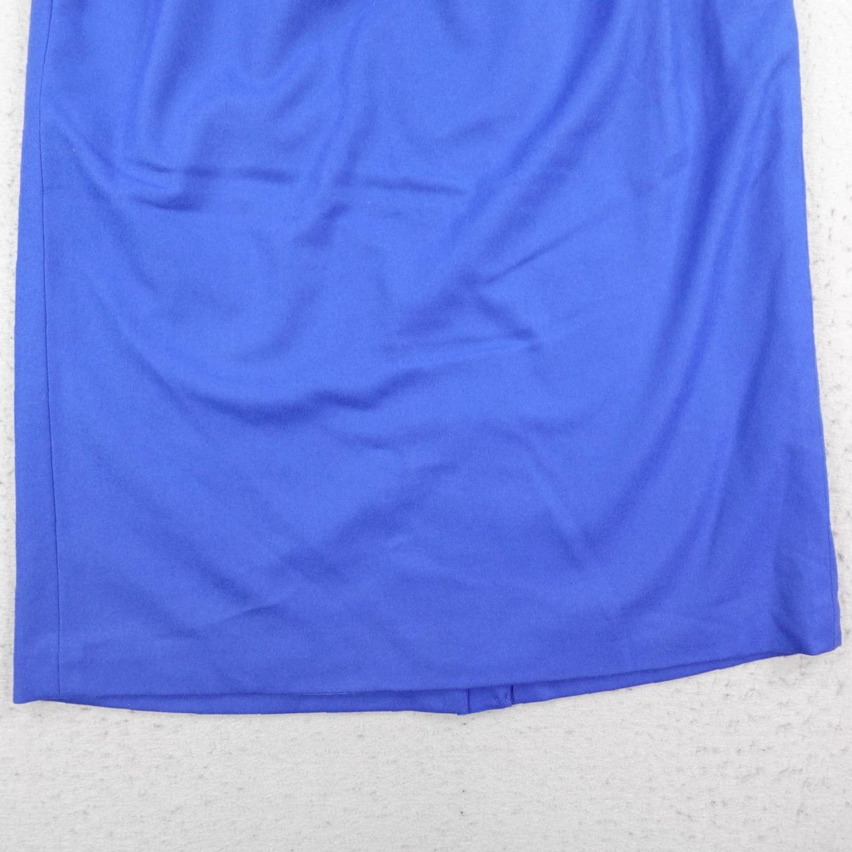 Pendleton VINTAGE Pendleton Skirt Womens 22W Blue Wool Pencil Lined Elastic Waist USA Made Size 40" / US 18 - 3 Thumbnail