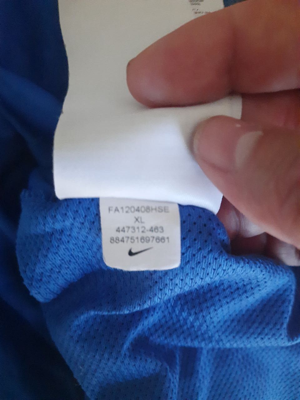 Nike Nike Everton Training Jersey 2012-2013 Size US XL / EU 56 / 4 - 10 Thumbnail