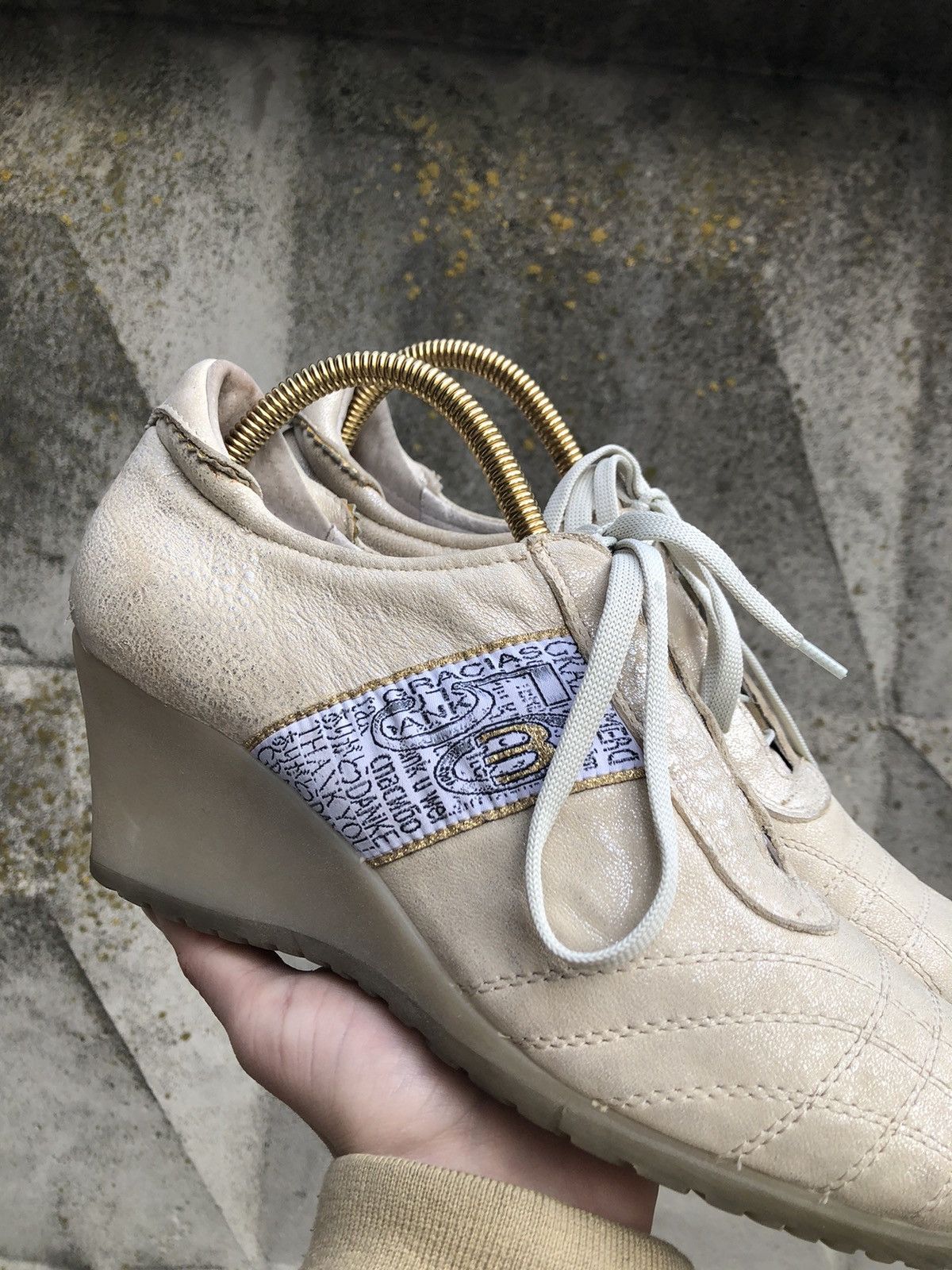 Vintage Vintage Italian Designer vintage Futuristic shoes Size US 10 / IT 40 - 2 Thumbnail