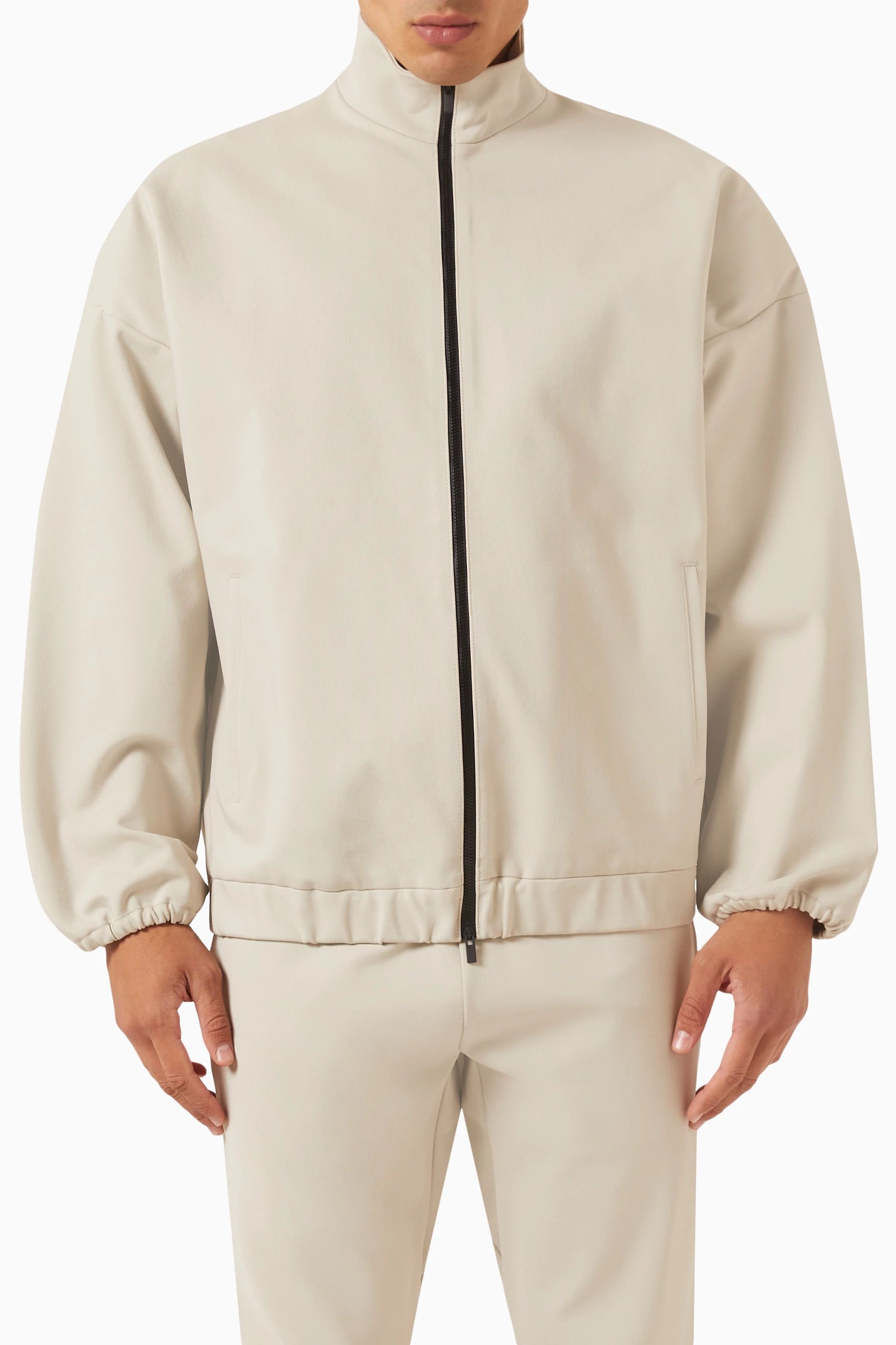 Fear of God o1y0125 Turtleneck Jacket in Off White Size US M / EU 48-50 / 2 - 1 Thumbnail
