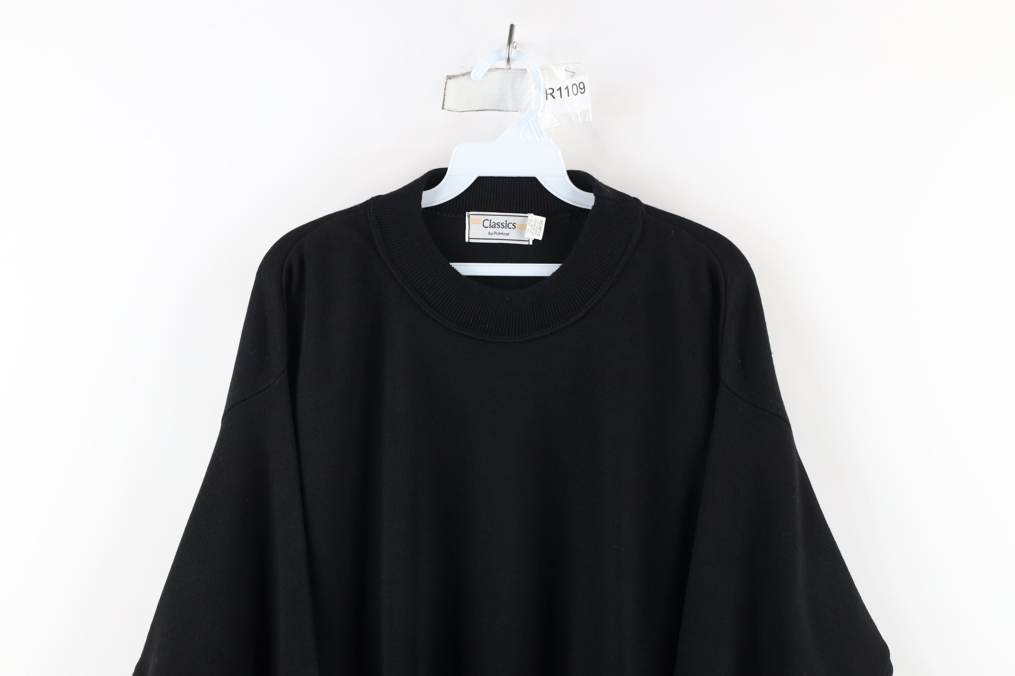 Vintage Vintage 90s Streetwear Mock Neck Long Sleeve Sweater USA Size US XL / EU 56 / 4 - 2 Thumbnail
