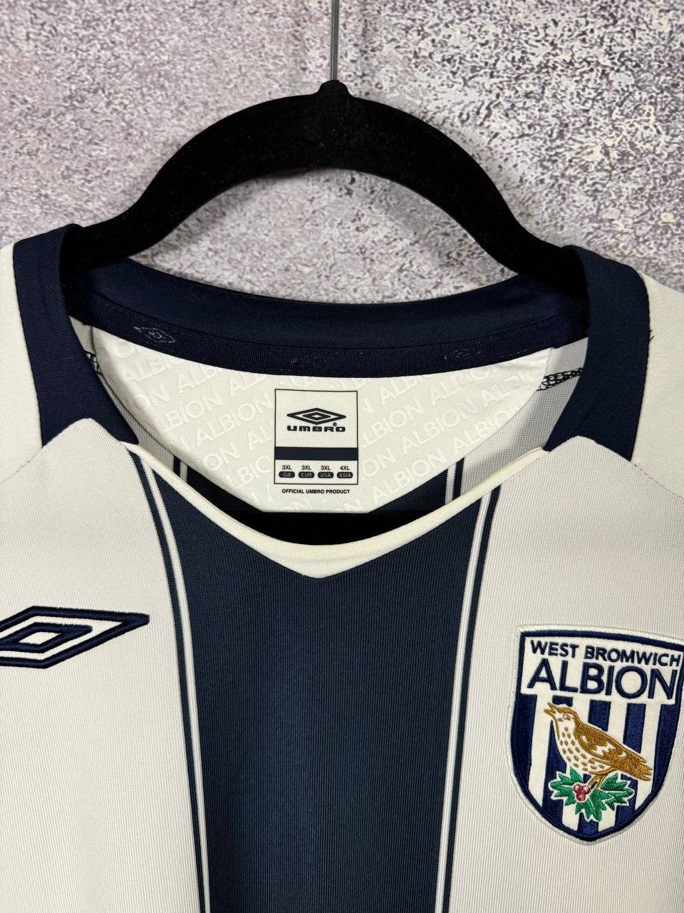 Umbro × Vintage Vintage West Bromwich Albion 2008/09 Umbro Soccer Jersey Size US XXL / EU 58 / 5 - 8 Thumbnail