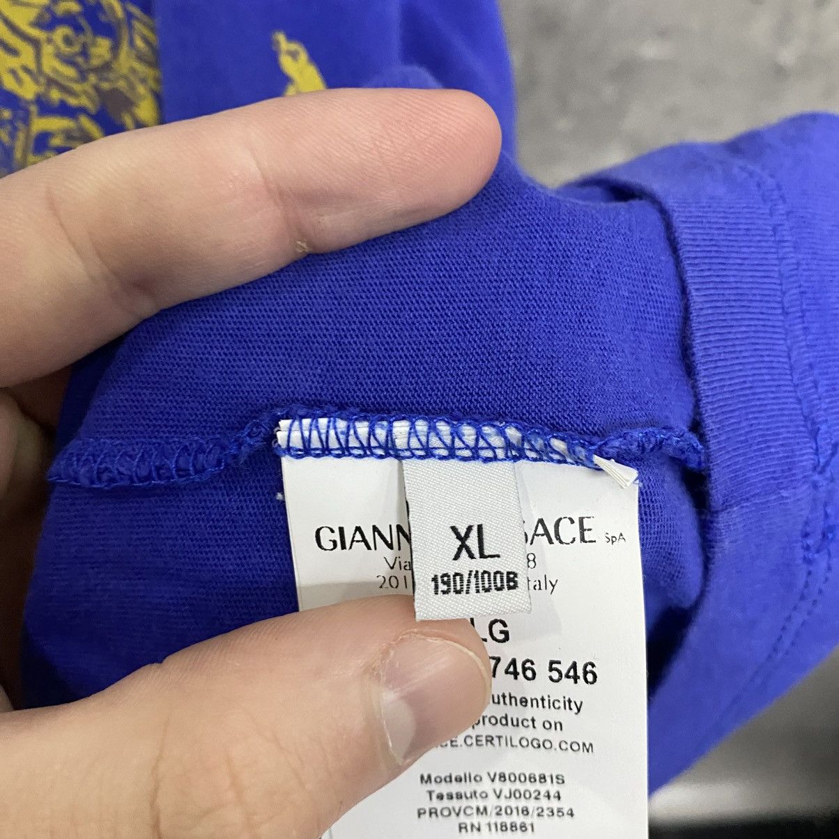 Versace Versace Collection T-Shirt Big Logo Size US XL / EU 56 / 4 - 7 Thumbnail