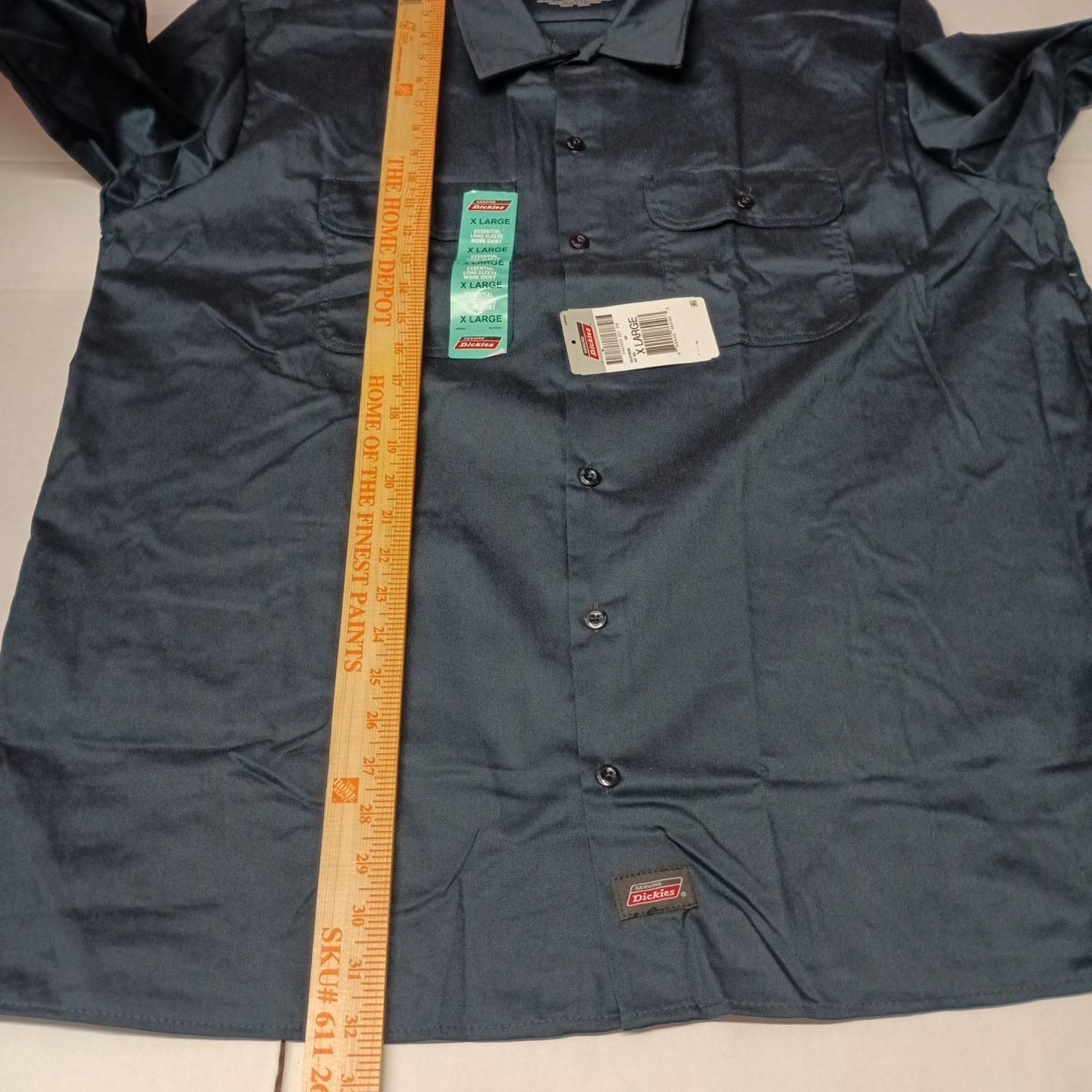 Dickies Dickies Essential Work Shirt Men's Size XL Blue Temp Control Size US XL / EU 56 / 4 - 6 Thumbnail