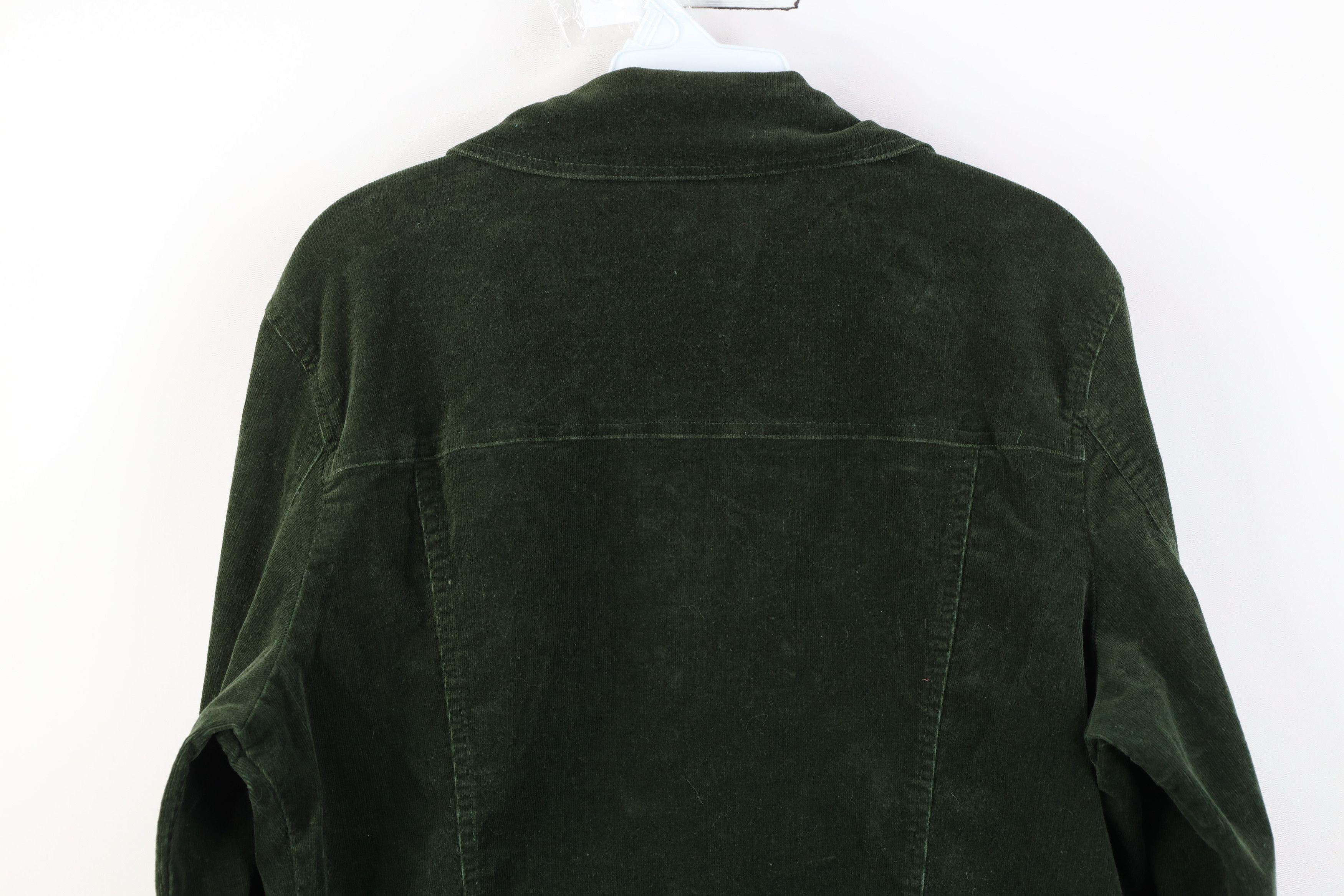 Vintage Vintage 90s Y2K Streetwear Babydoll Corduroy Trucker Jacket Size L / US 10 / IT 46 - 14 Thumbnail