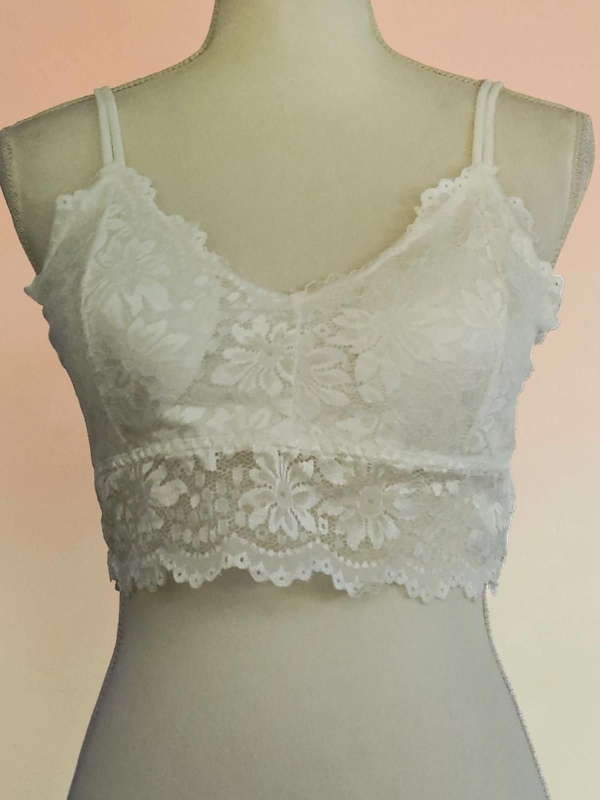 Genetic Manipulation Shinichiro Kuriya White Laced Halter Crop Top Size Large Size L / US 10 / IT 46 - 3 Thumbnail